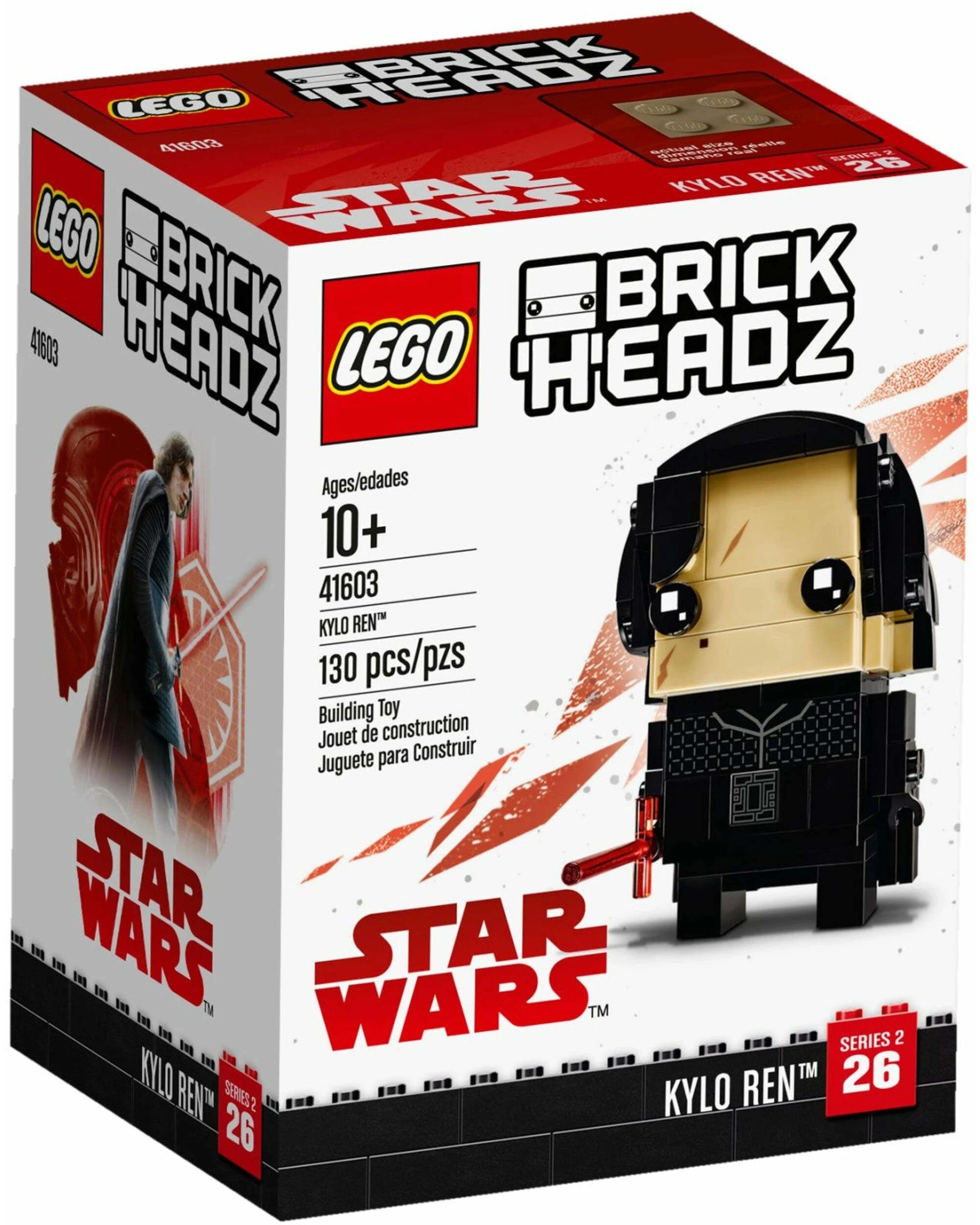 1 LEGO 41603 Kylo Ren BrickHeadz Star Wars The Last Jedi, 1 of 3