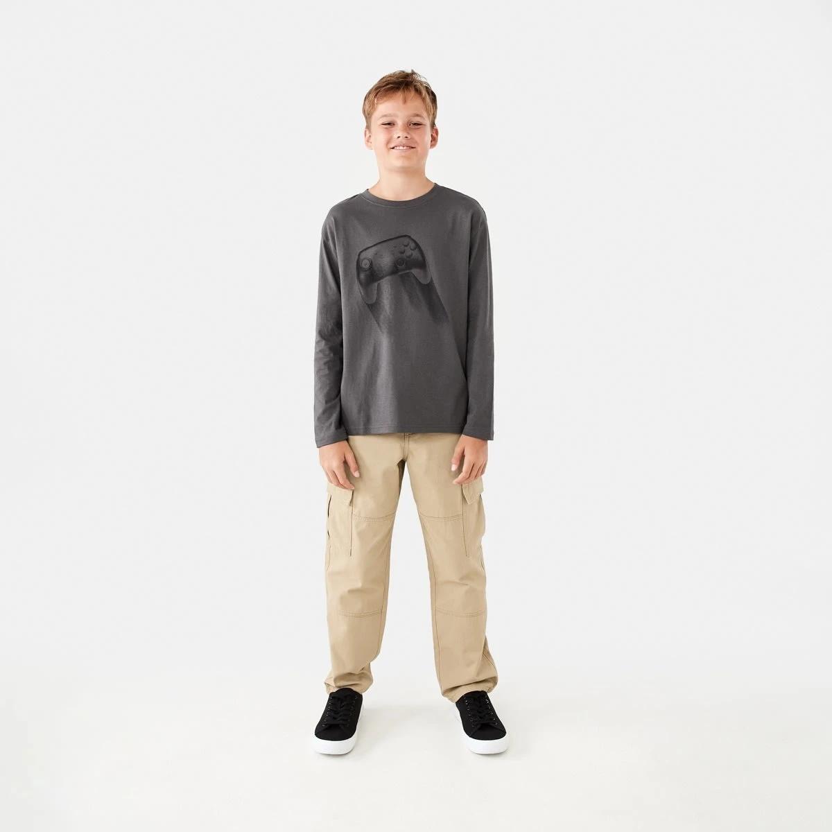 5 Long Sleeve Print T-shirt Gry Gamebl, 5 of 8