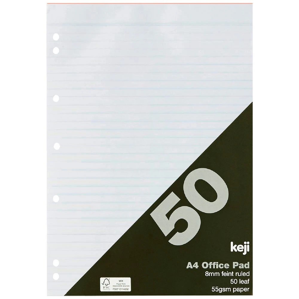1 Keji A4 7 Holes Office Pad 50 Leaf, 1 of 3