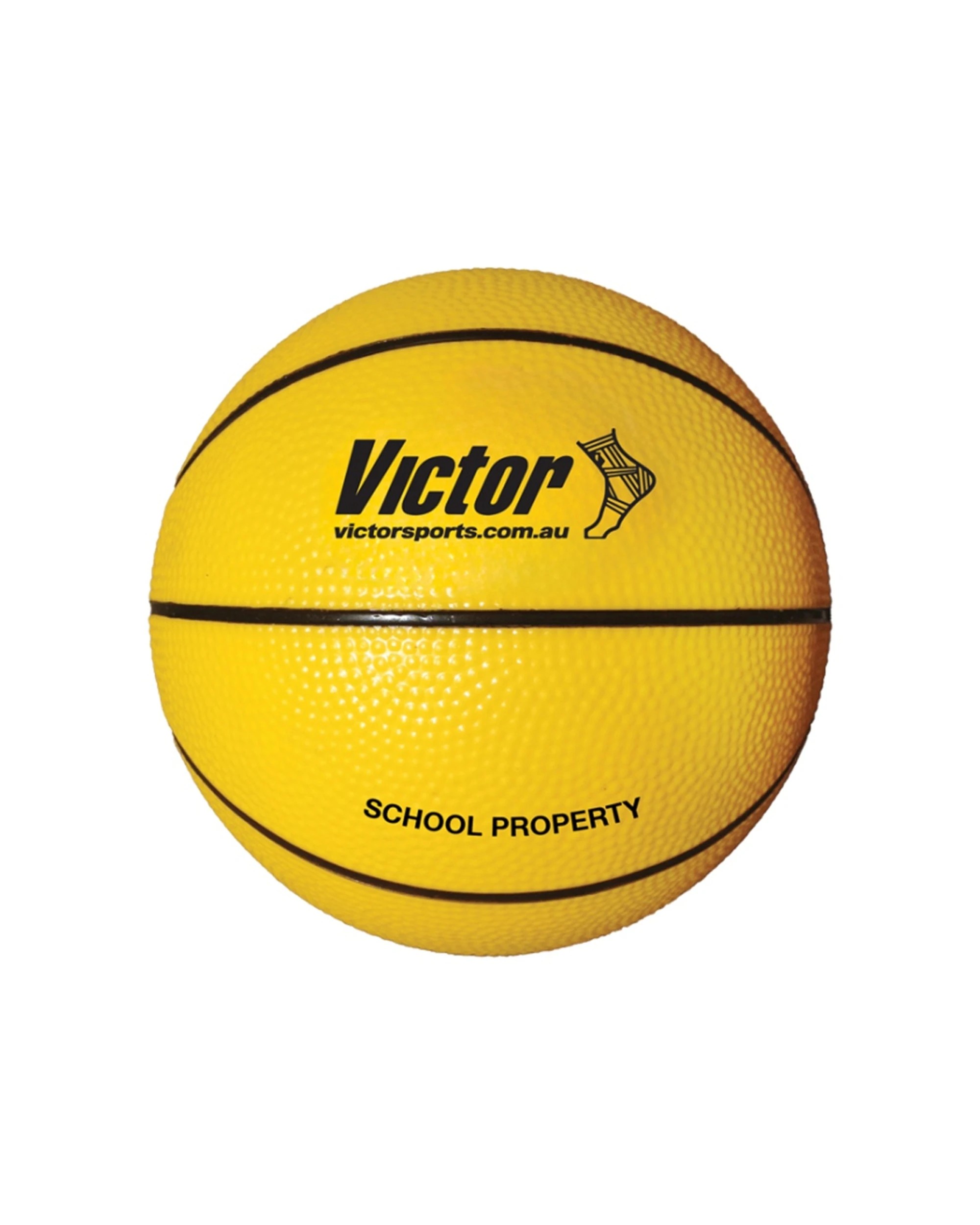 1 Victor Sports Vinyl School Basketball Soft Touch Foam Lightweight - Yellow, 1 of 1