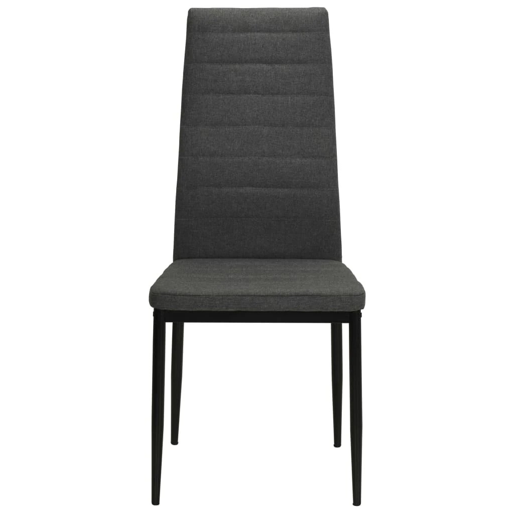 3 Vidaxl Dining Chair Chairs - Grey, 3 of 8