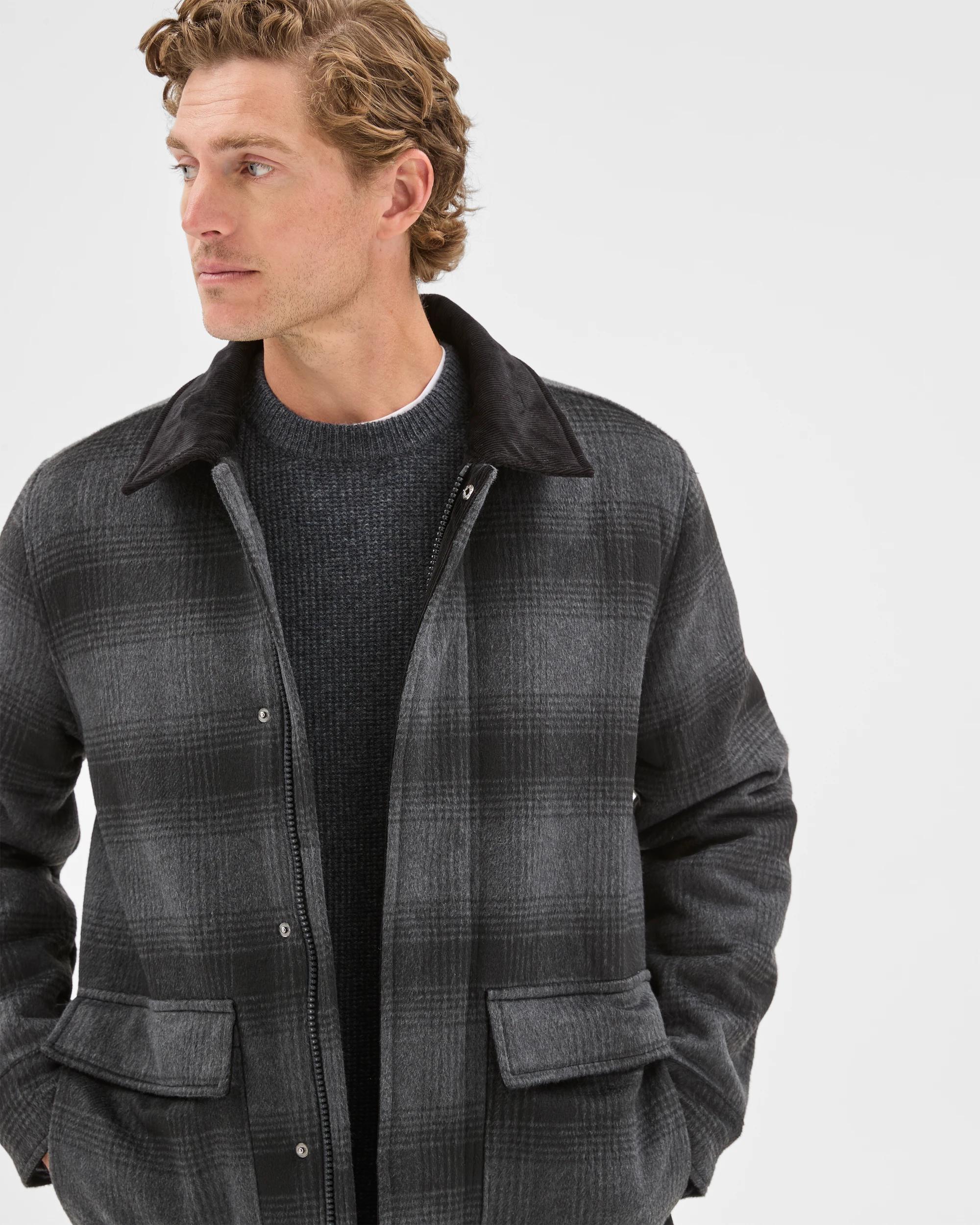 3 Target Man Long Sleeve Bushmans Jacket BLACK, 3 of 7