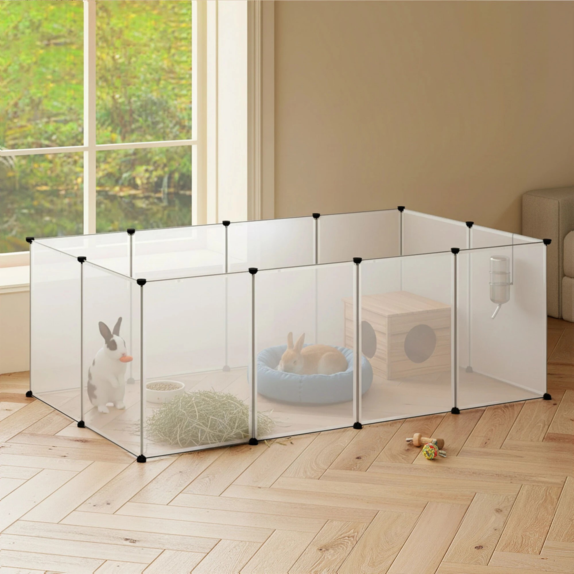 8 Pawz Pet Playpen Portable Plastic Small Animal Pen, 8 of 9