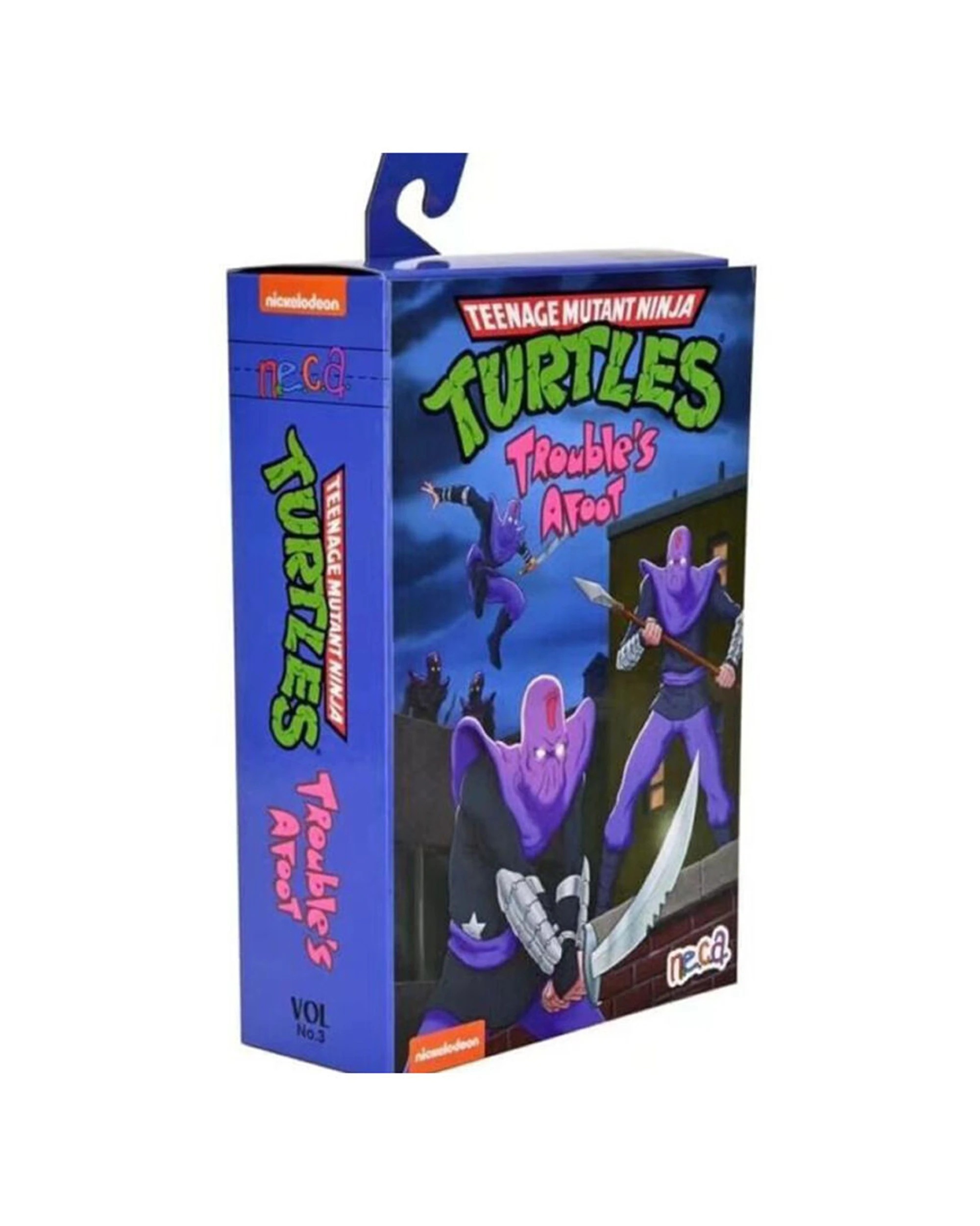 2 Teenage Mutant Ninja Turtles Foot Soldier Deluxe 7in Action Figure 1987 Series, 2 of 5