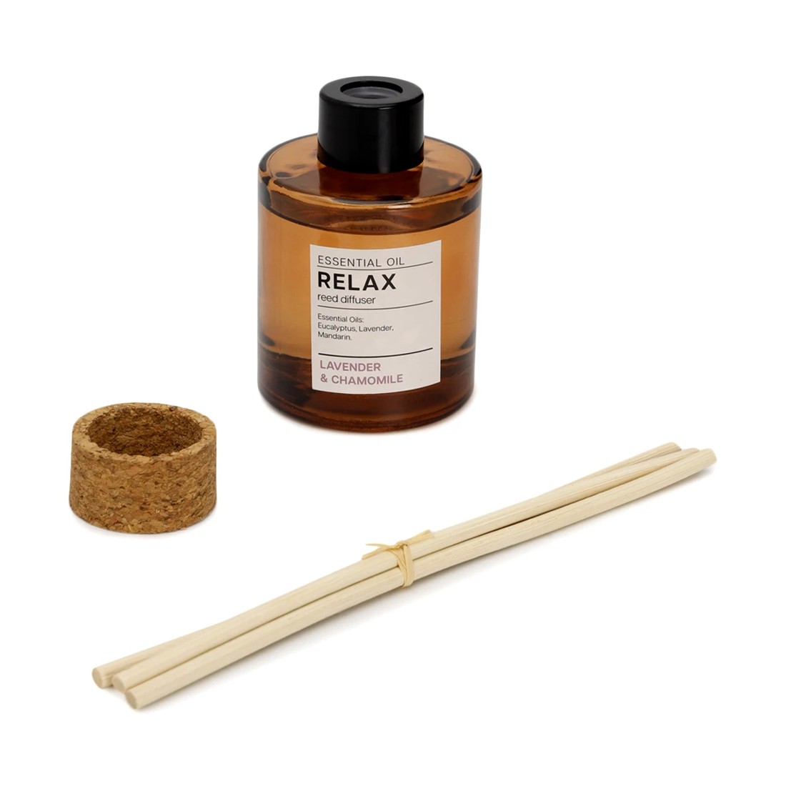 3 Aroma Relax Lavender & Chamomile Essential Oil Blend Liquid Reed Diffuser 130ml, 3 of 6