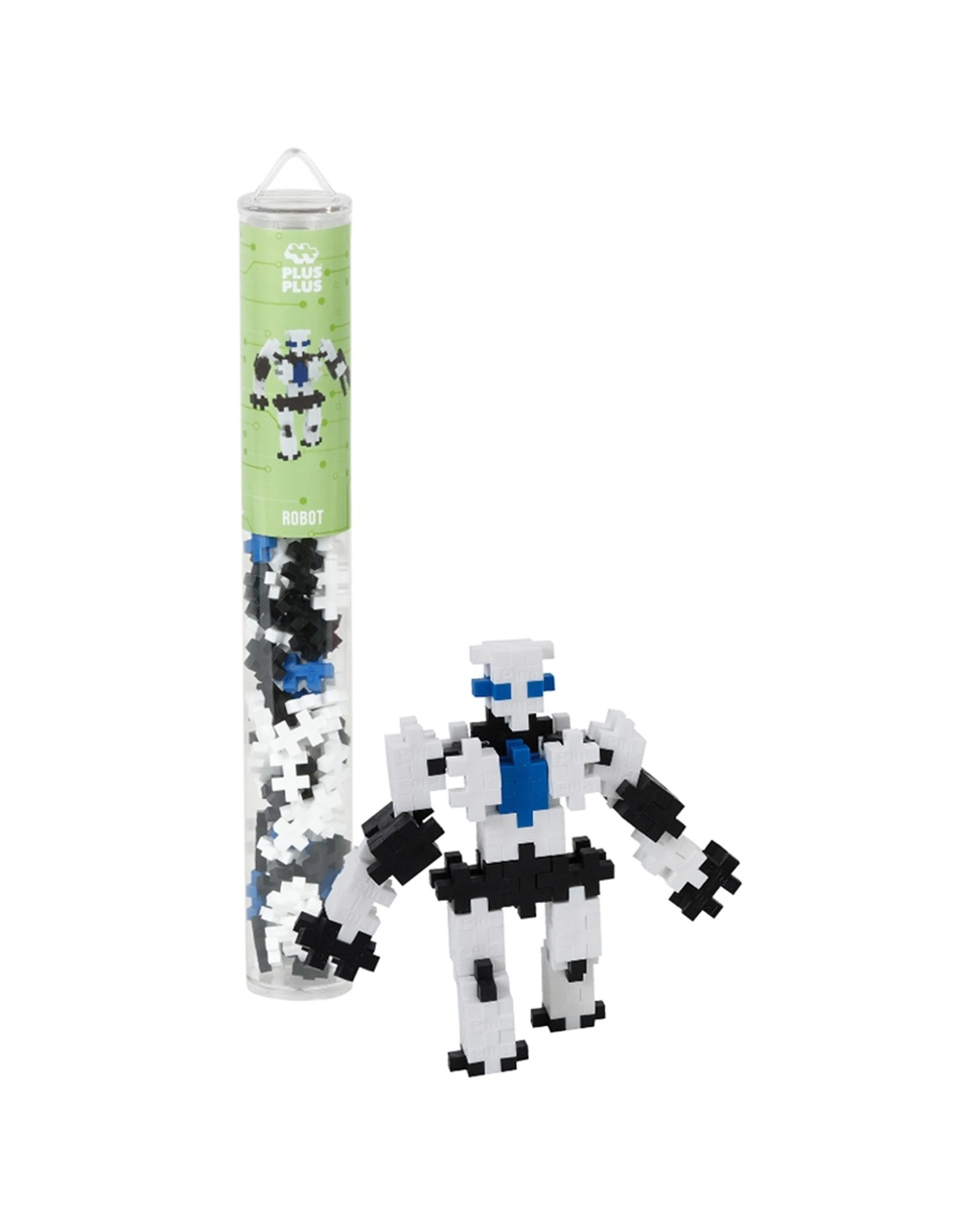 1 Plus-Plus 100pc Robot Kids Children Educational 3D Puzzle Building Toy, 1 of 3