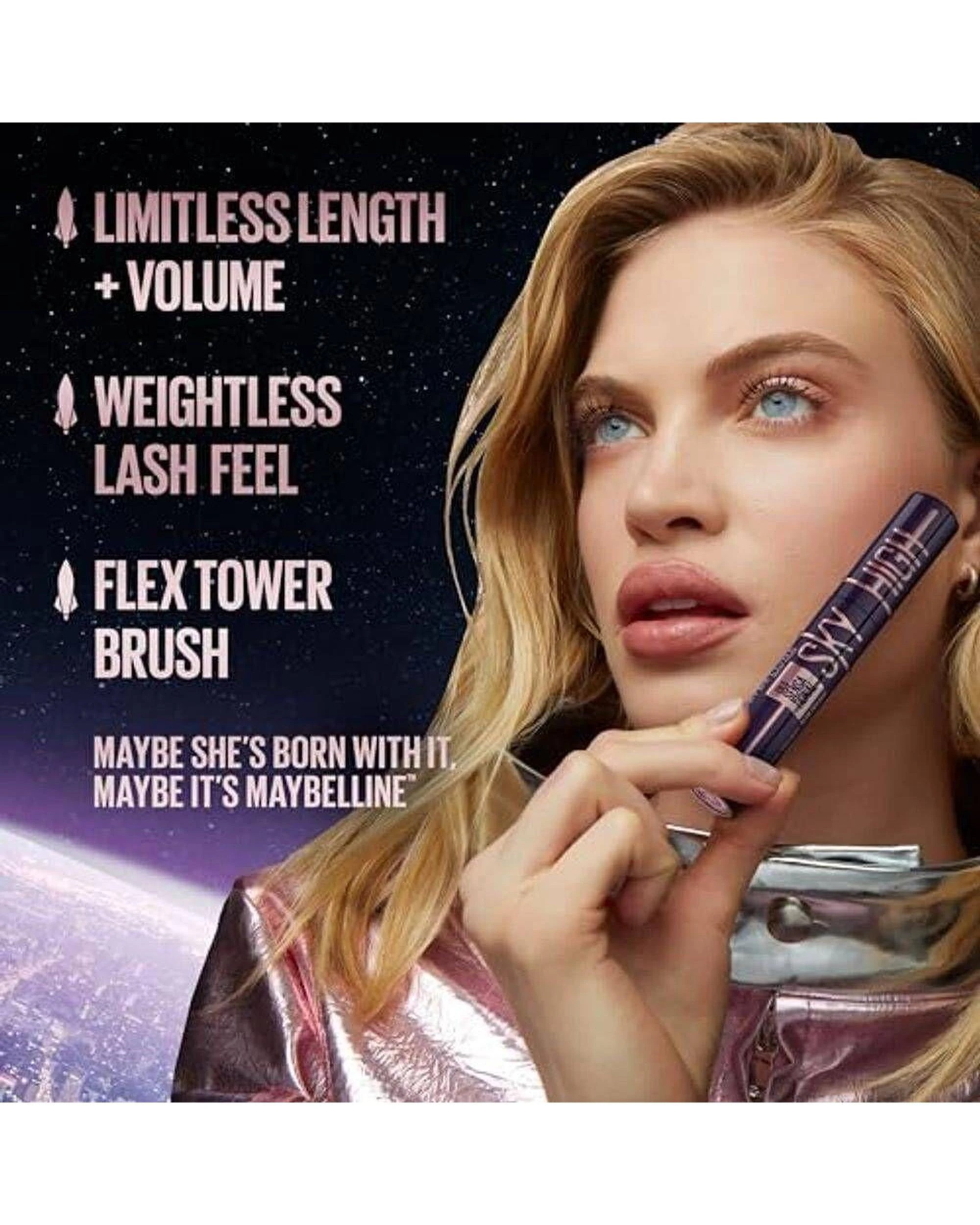 7 3 x Maybelline Sky High Lash Sensational Mascara 7.2mL - 793 Burgundy Haze - Burgundy, 7 of 7