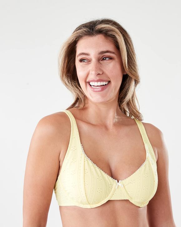 Broderie Balconette Bikini Top