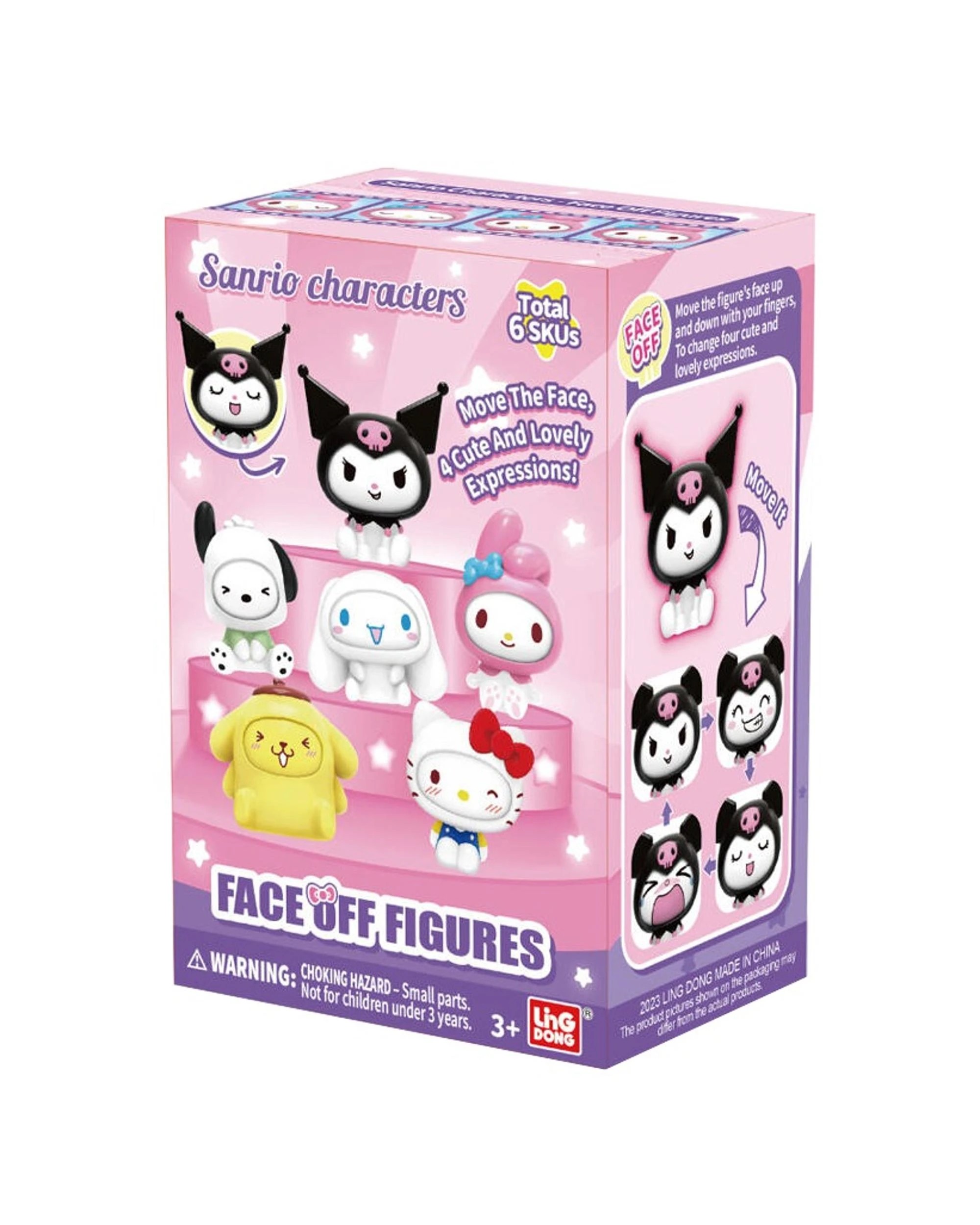 1 Sanrio Characters Face Off Figures Blind Box, 1 of 6