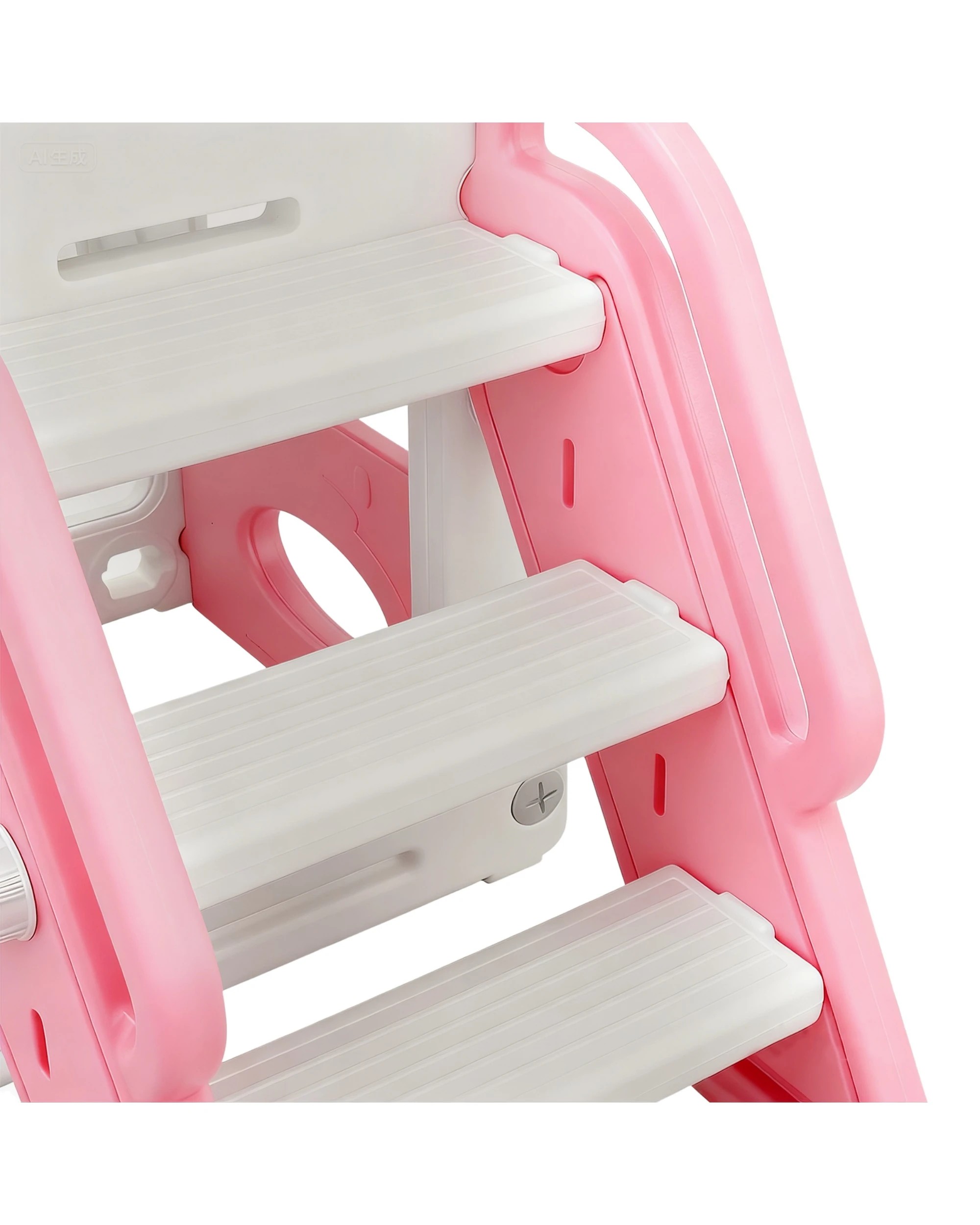 8 6 in 1 Toddler Slide Indoor Baby Slide Kids Playset Outdoor Playground, 8 of 10