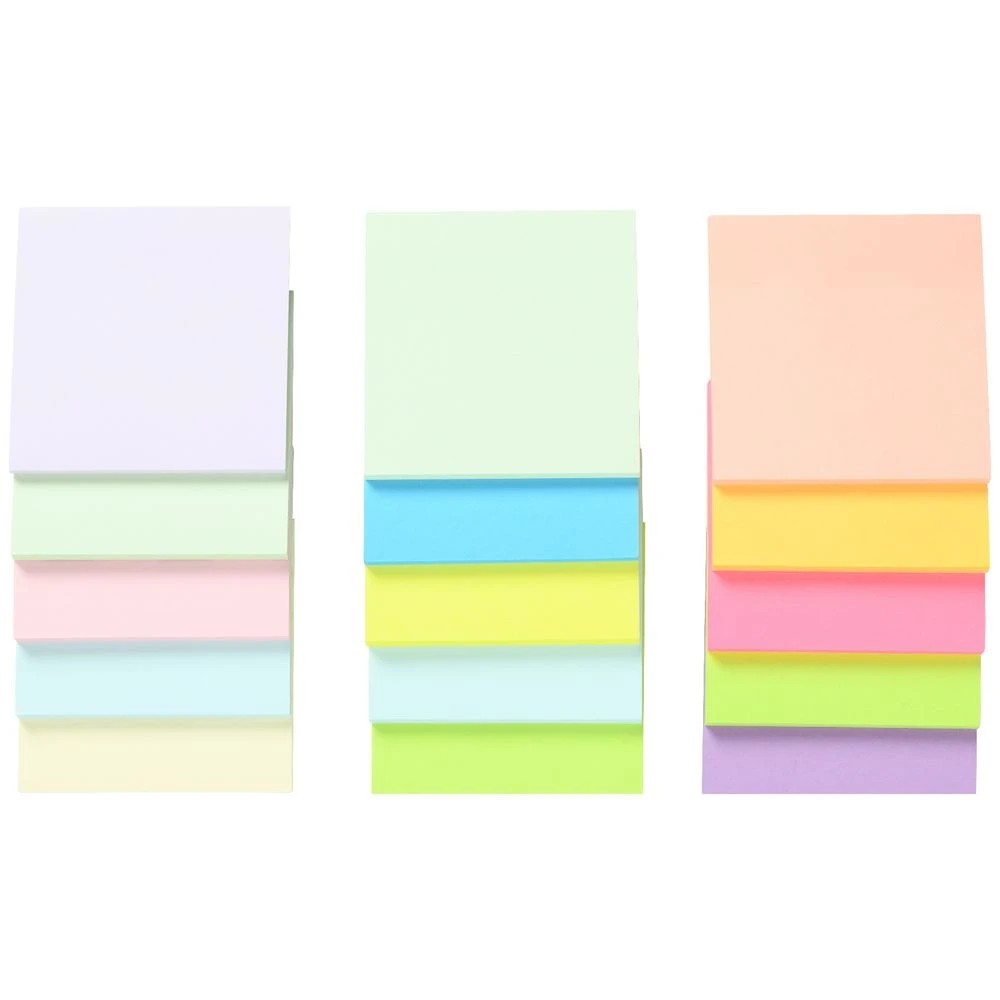 2 J.Burrows Stick-It Notes 76x76mm Sherbet 15 Pack, 2 of 4