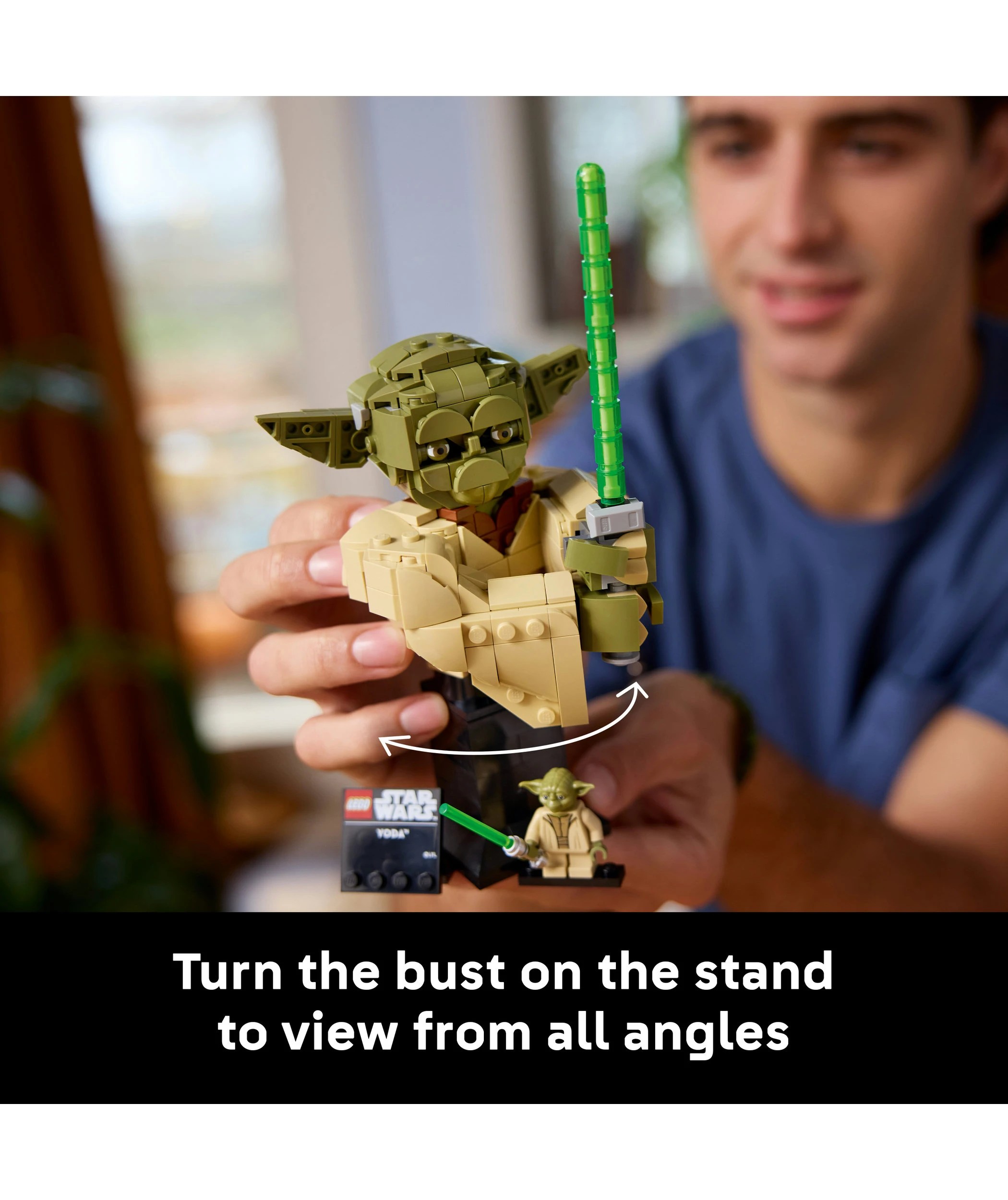 7 LEGO Star Wars Yoda Bust 75438, 7 of 10