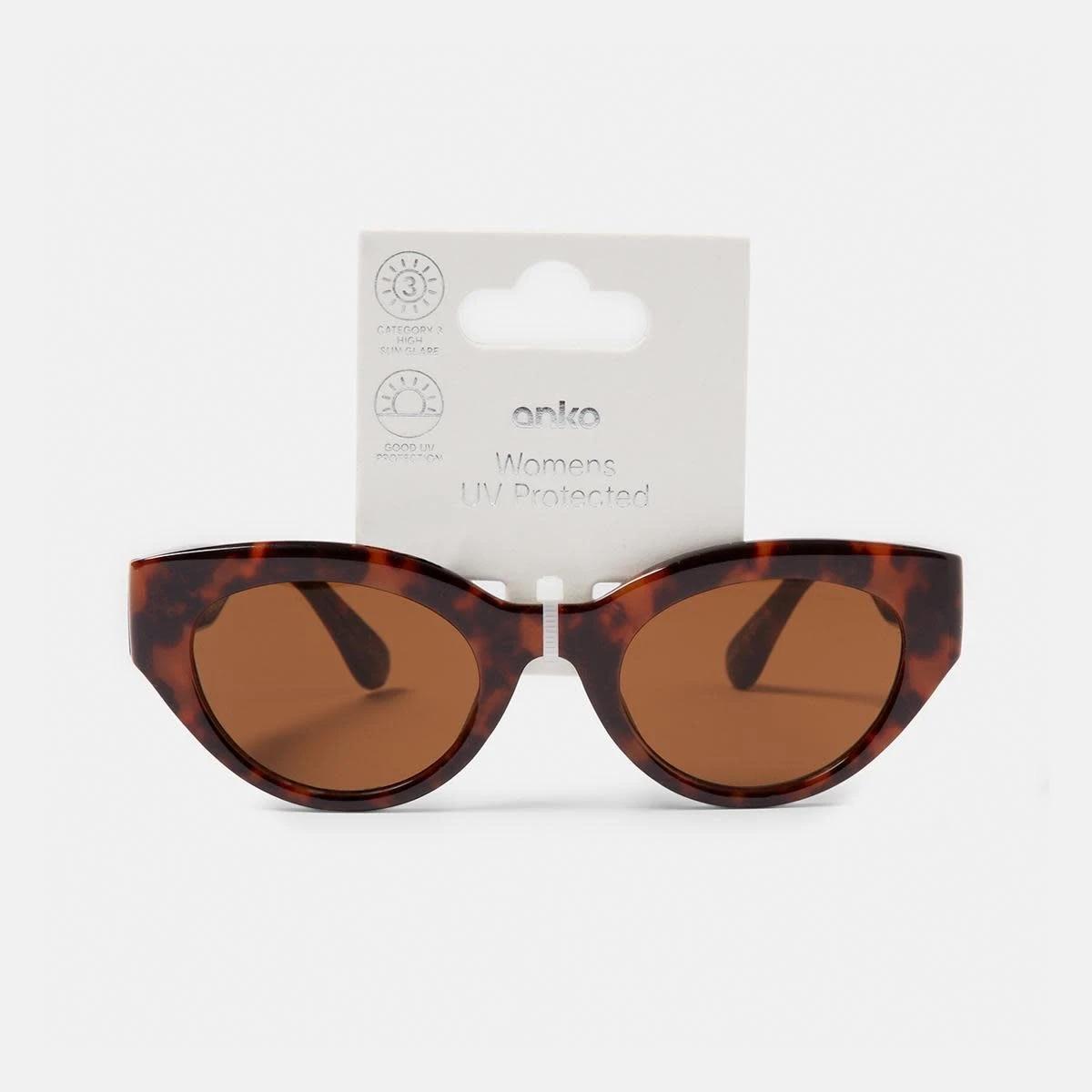 6 Basic Cateye Sunglasses Drk Tort, 6 of 6