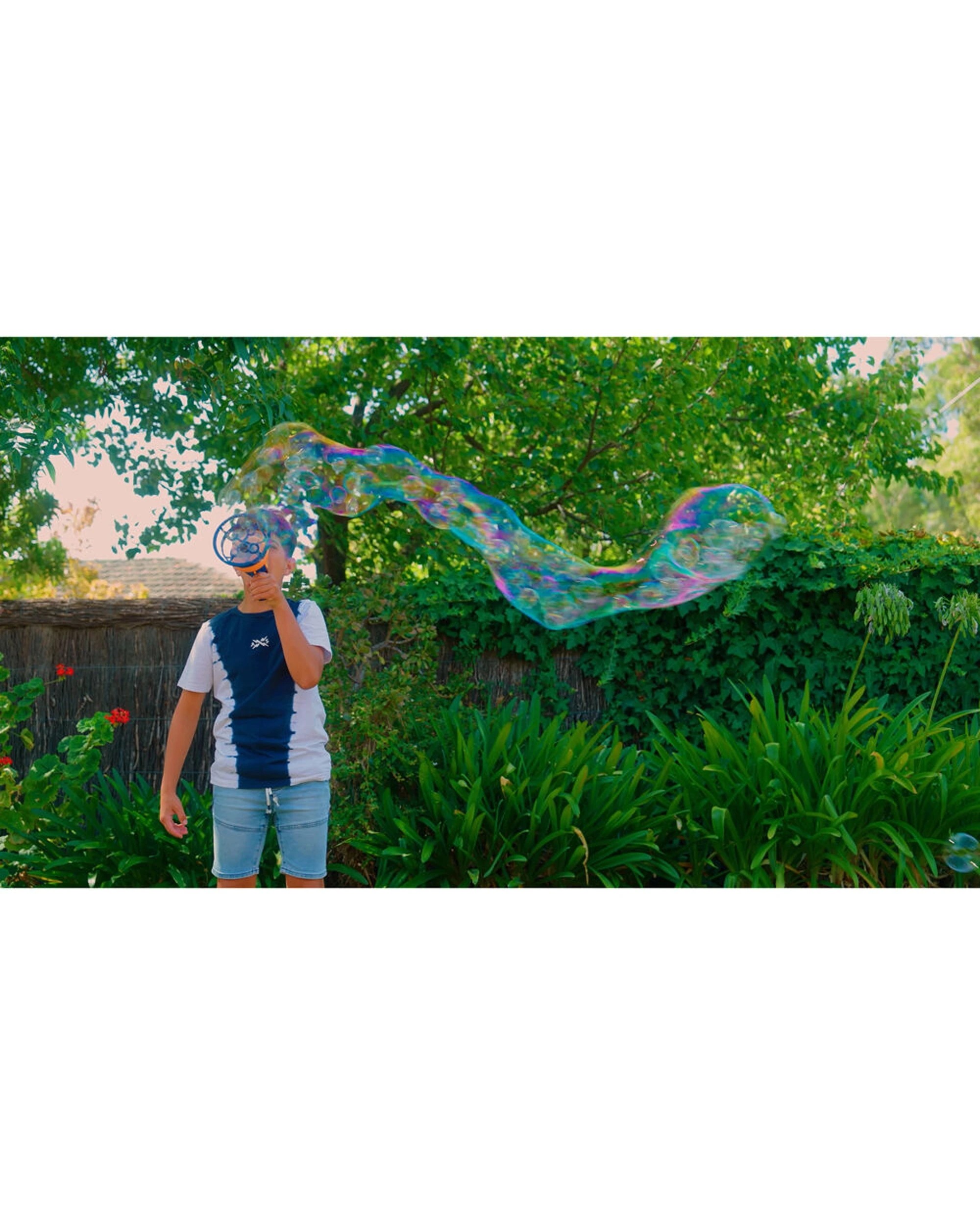 6 Go Play! Bubble Megaphone With Sound Activation Bubble Solution For Kids - Blue, 6 of 9