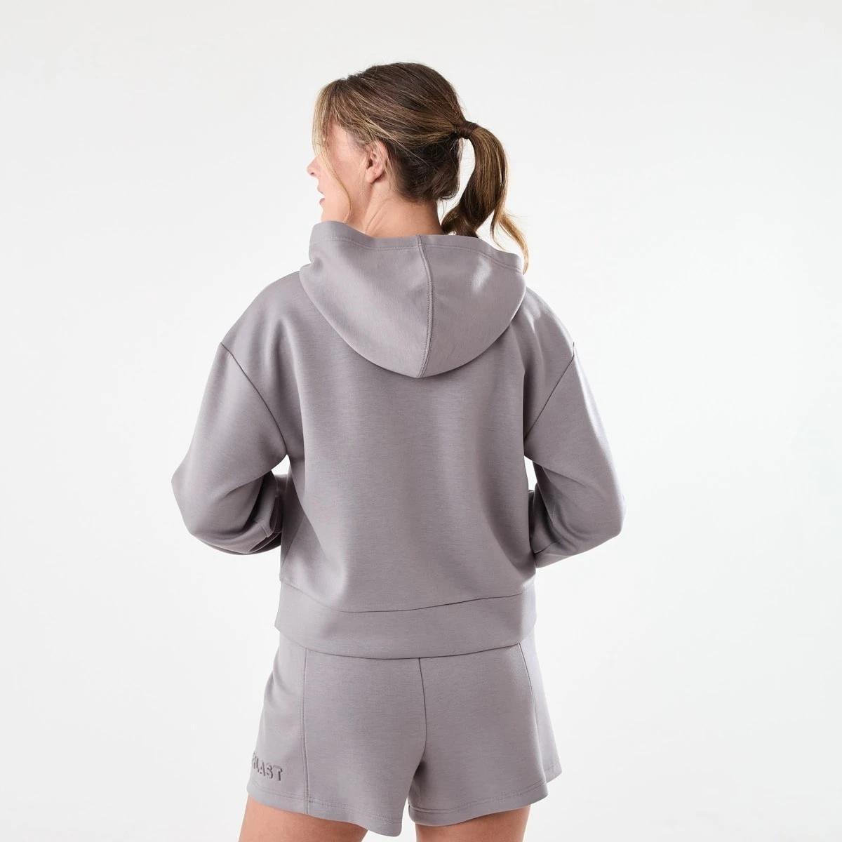 3 Everlast Womens Scuba Hoodie Deep Taupe, 3 of 7