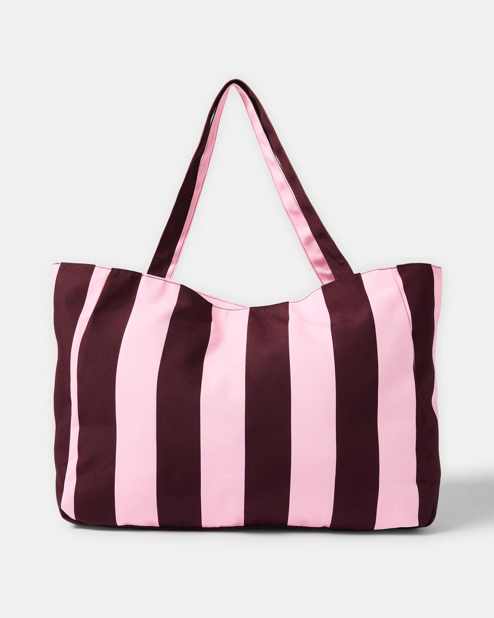 1 Beach Bag Retro Strp, 1 of 5