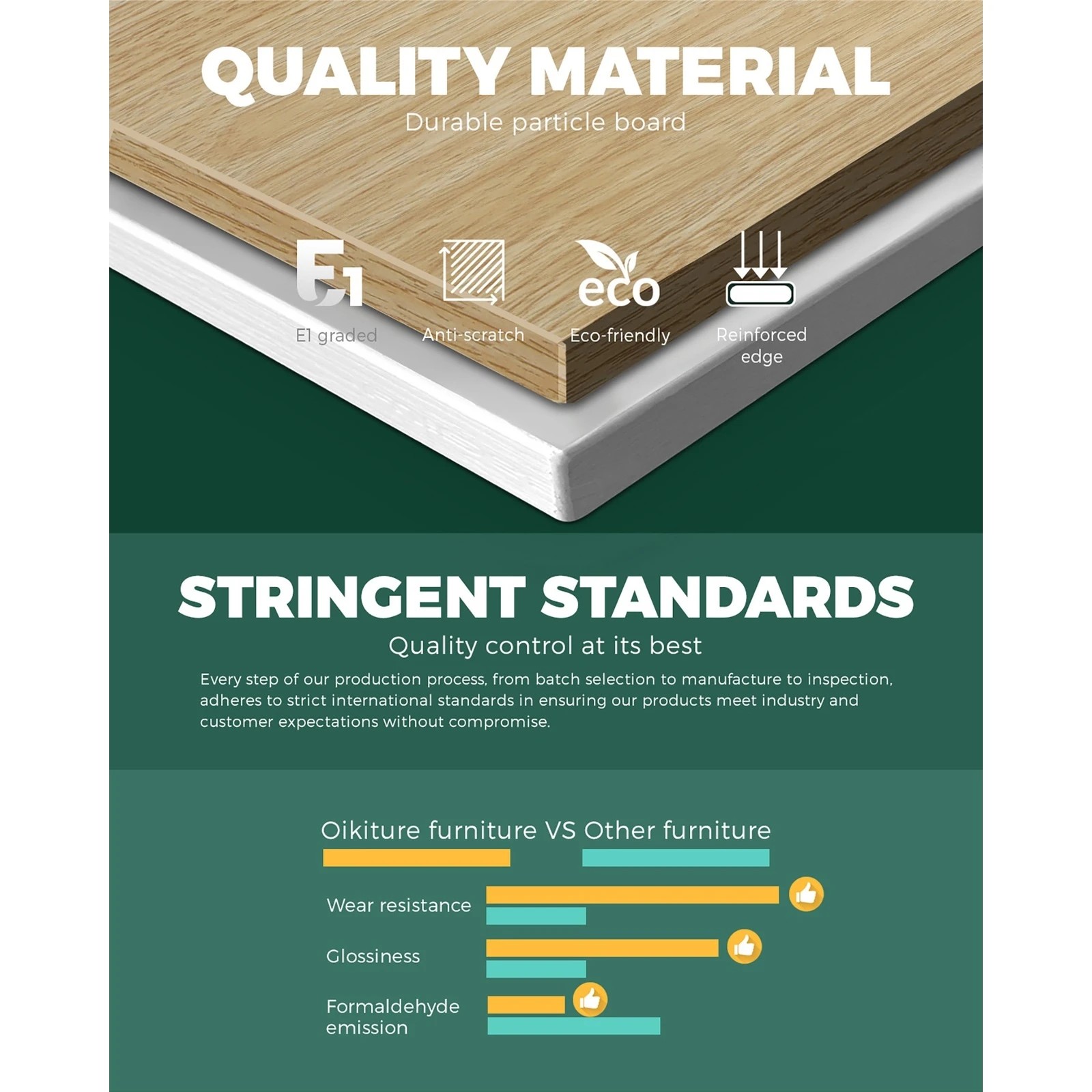 5 Oikiture Bedside Tables 2 Drawers Side Table Nightstand
 - Multi, 5 of 10