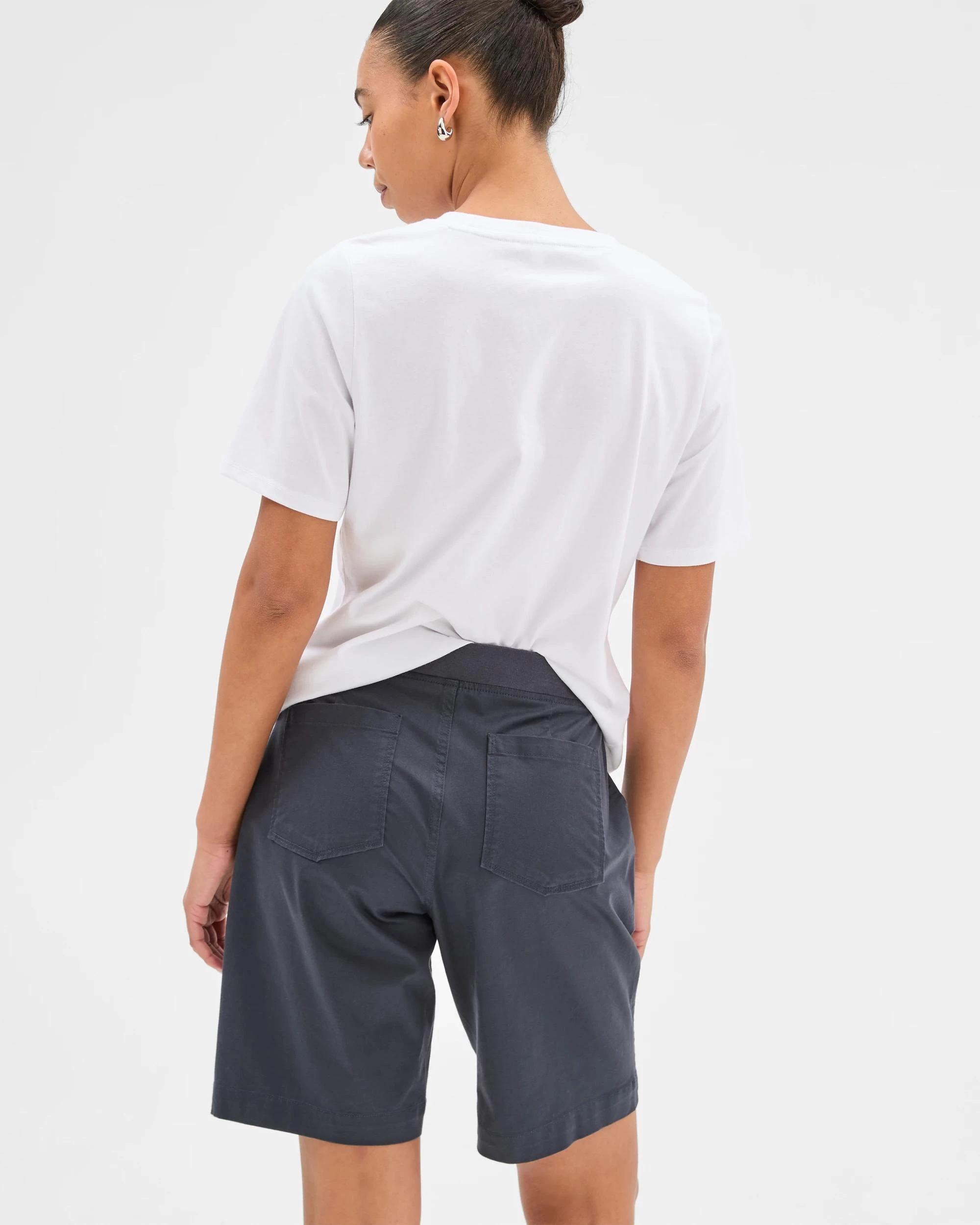 4 Target Ribbed Waist Shorts GRAPHITE, 4 of 5