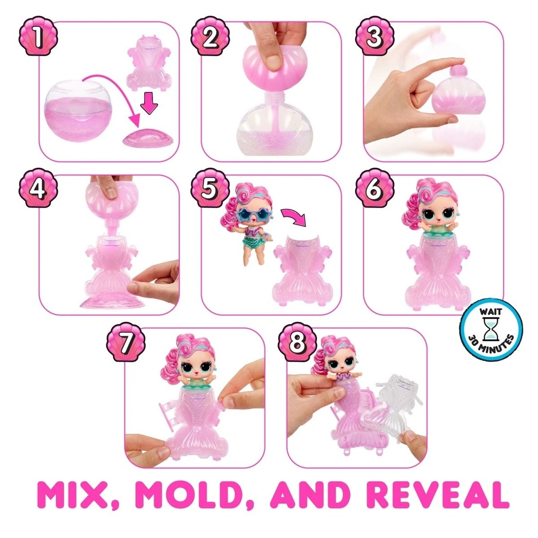 6 L.O.L. Surprise! Mermaids Tots - Assorted, 6 of 7