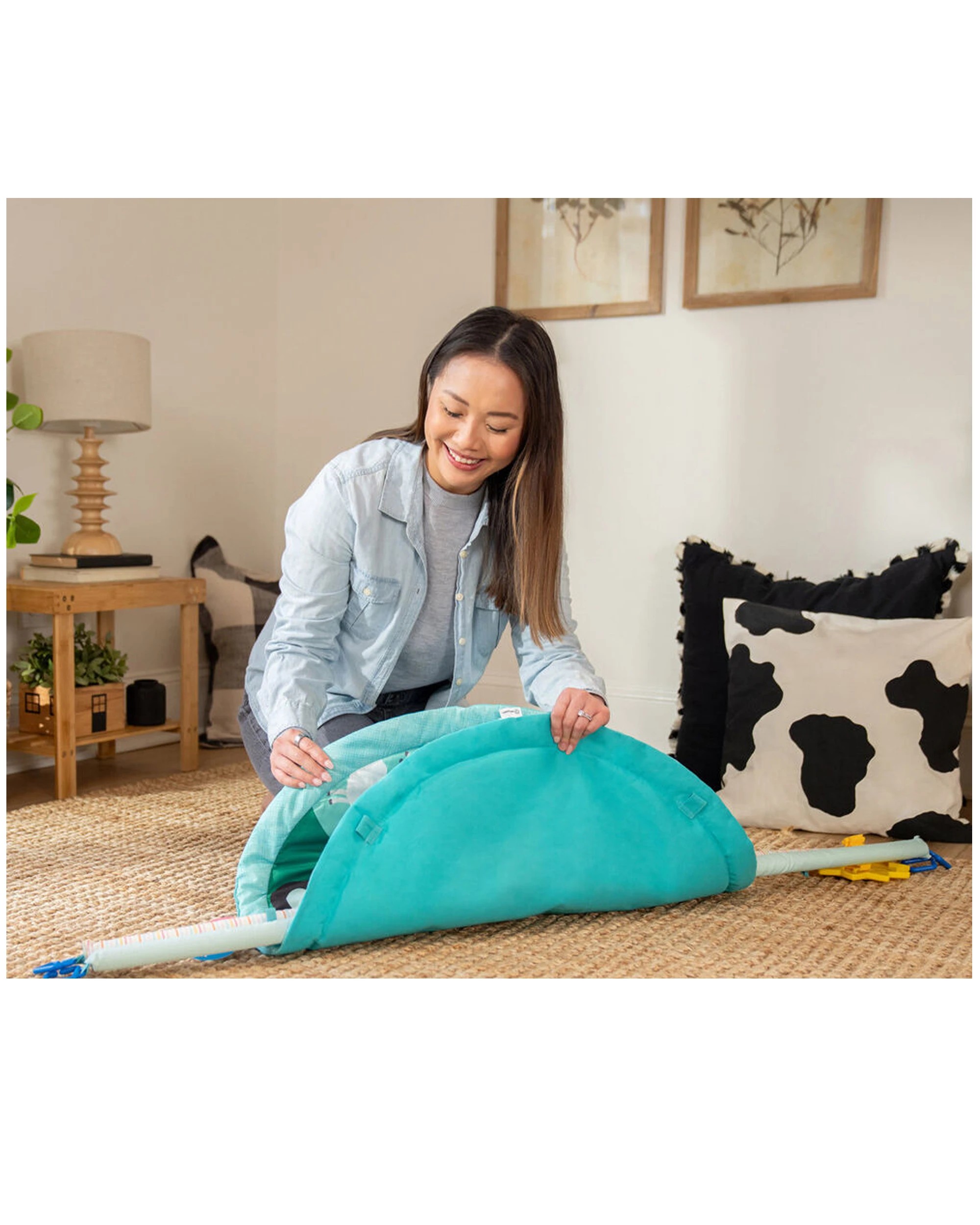 5 Baby Einstein Farm Explorers Happy Harvest Touch And Feel Activity Gym
 - multi, 5 of 5