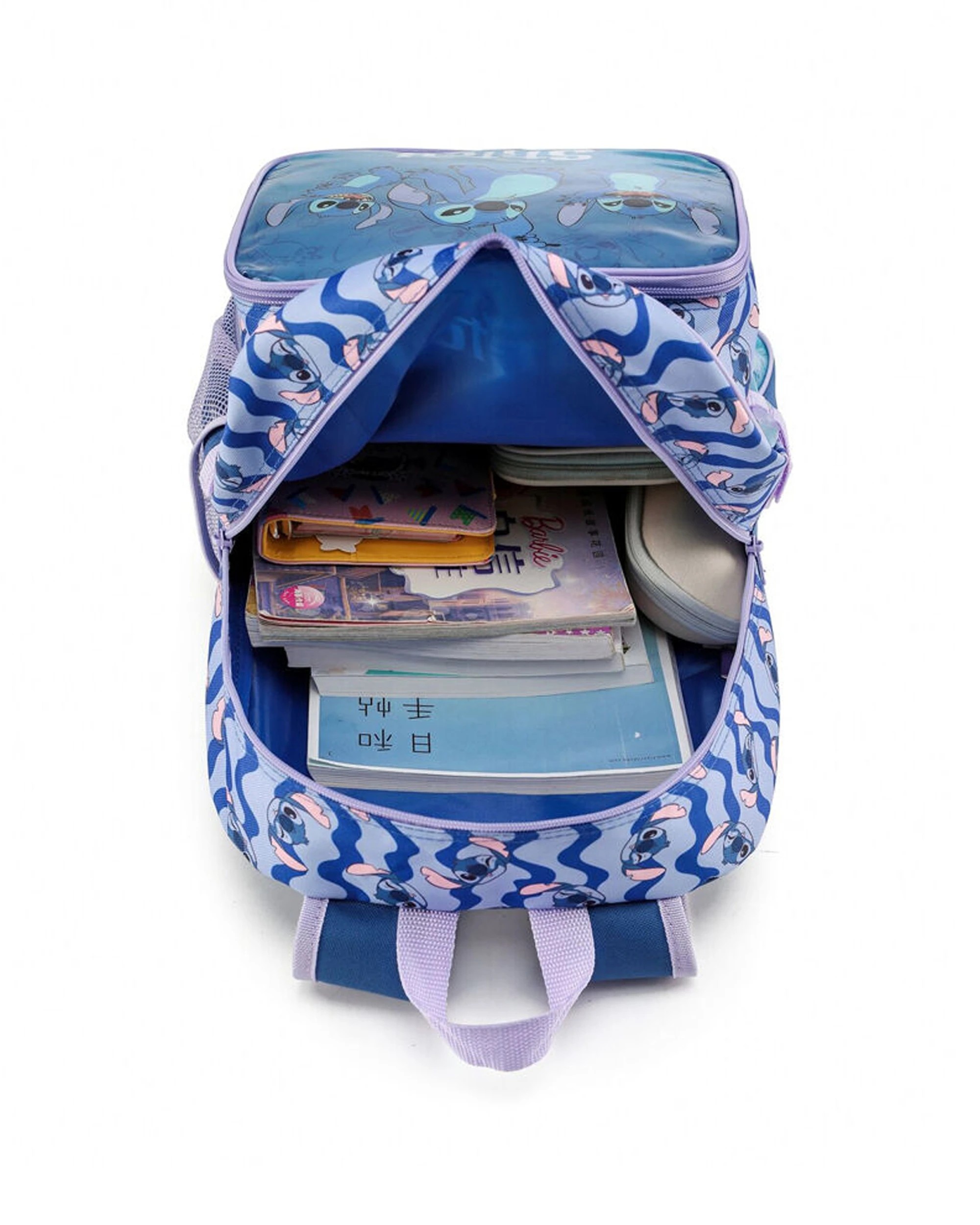 3 Disney Stitch Kids 15 In Backpack With Insulated Lunch Bag Age 3 And Up - Blue, 3 of 3