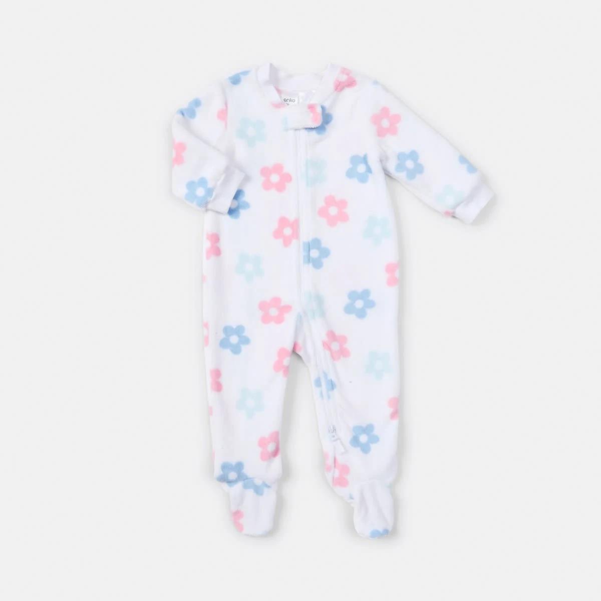 1 Fluffy Coverall Wht Floral, 1 of 4