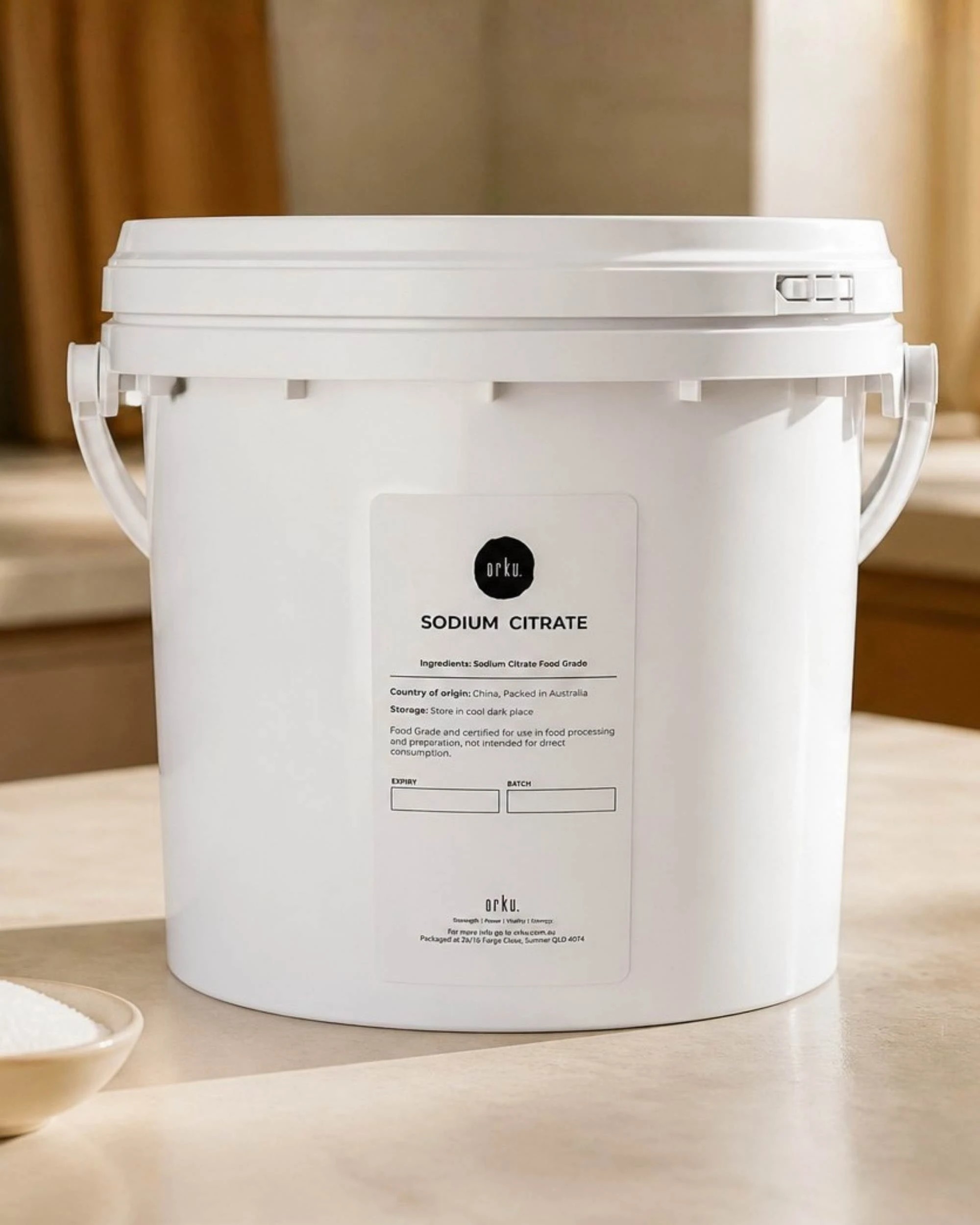 3 Orku 5Kg Sodium Citrate Powder Food Grade Trisodium Citrate Dihydrate Tub, 3 of 3