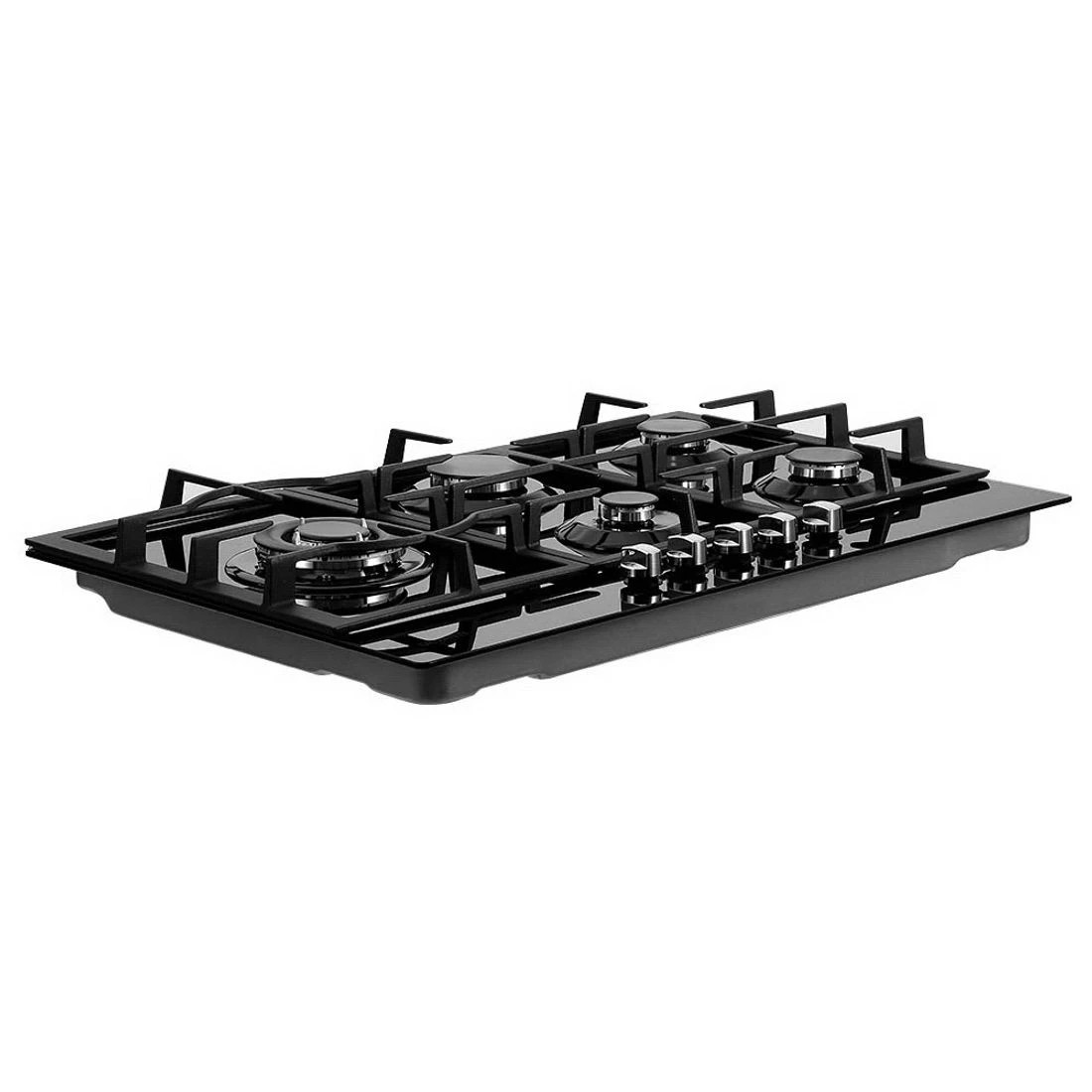 3 Devanti Gas Cooktop 90cm 5 Burner - Black, 3 of 7