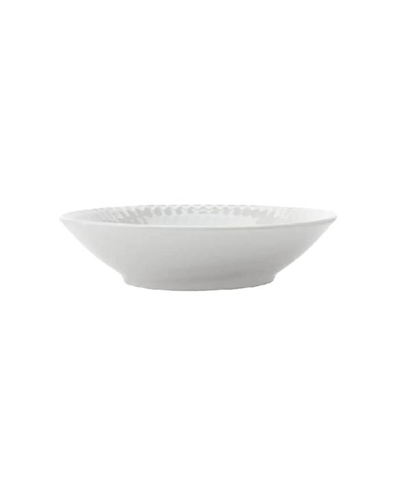Maxwell & Williams Basics Diamonds Sauce Dish 10cm Round Porcelain Glossy - White