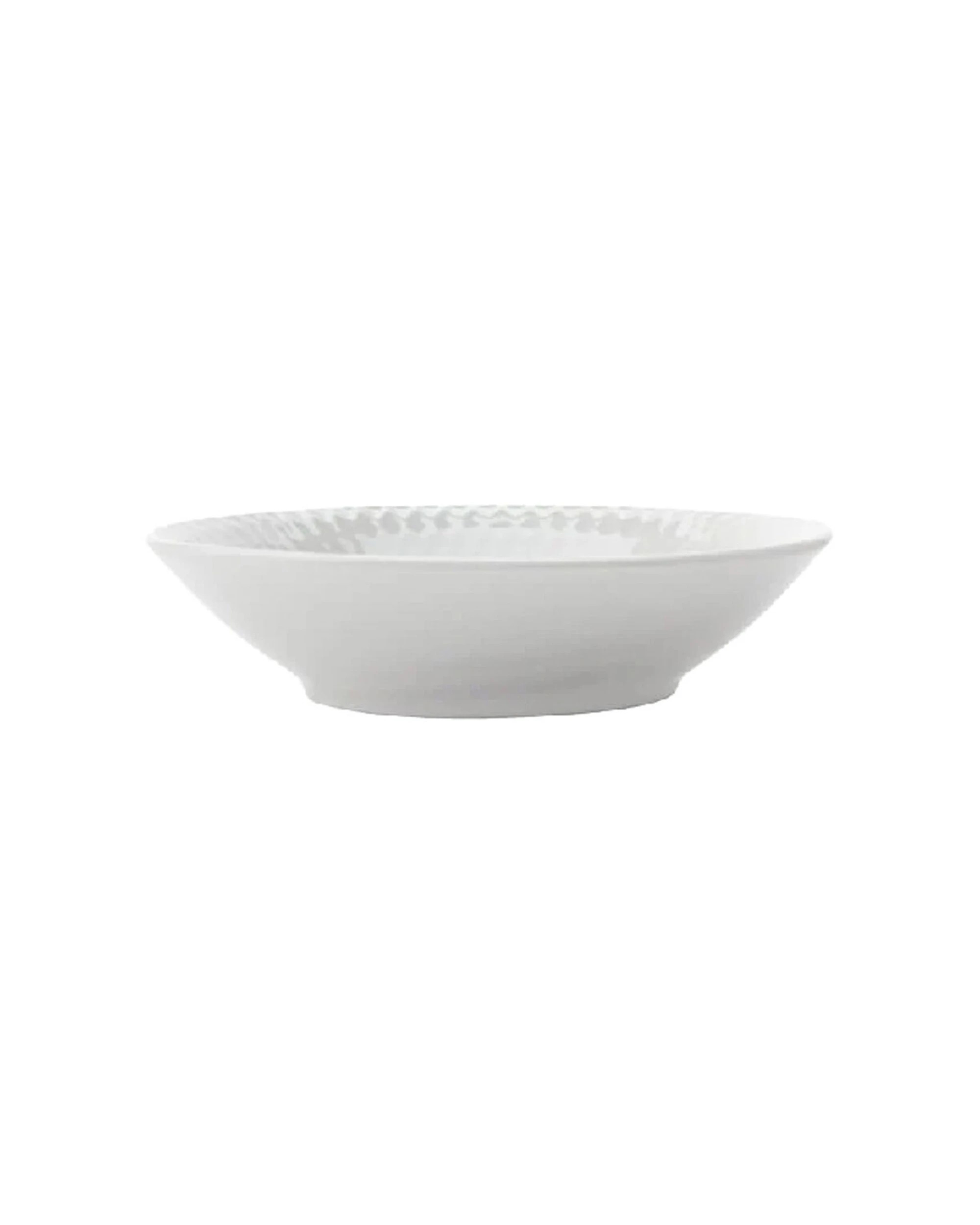 1 Maxwell & Williams Basics Diamonds Sauce Dish 10cm Round Porcelain Glossy - White, 1 of 3