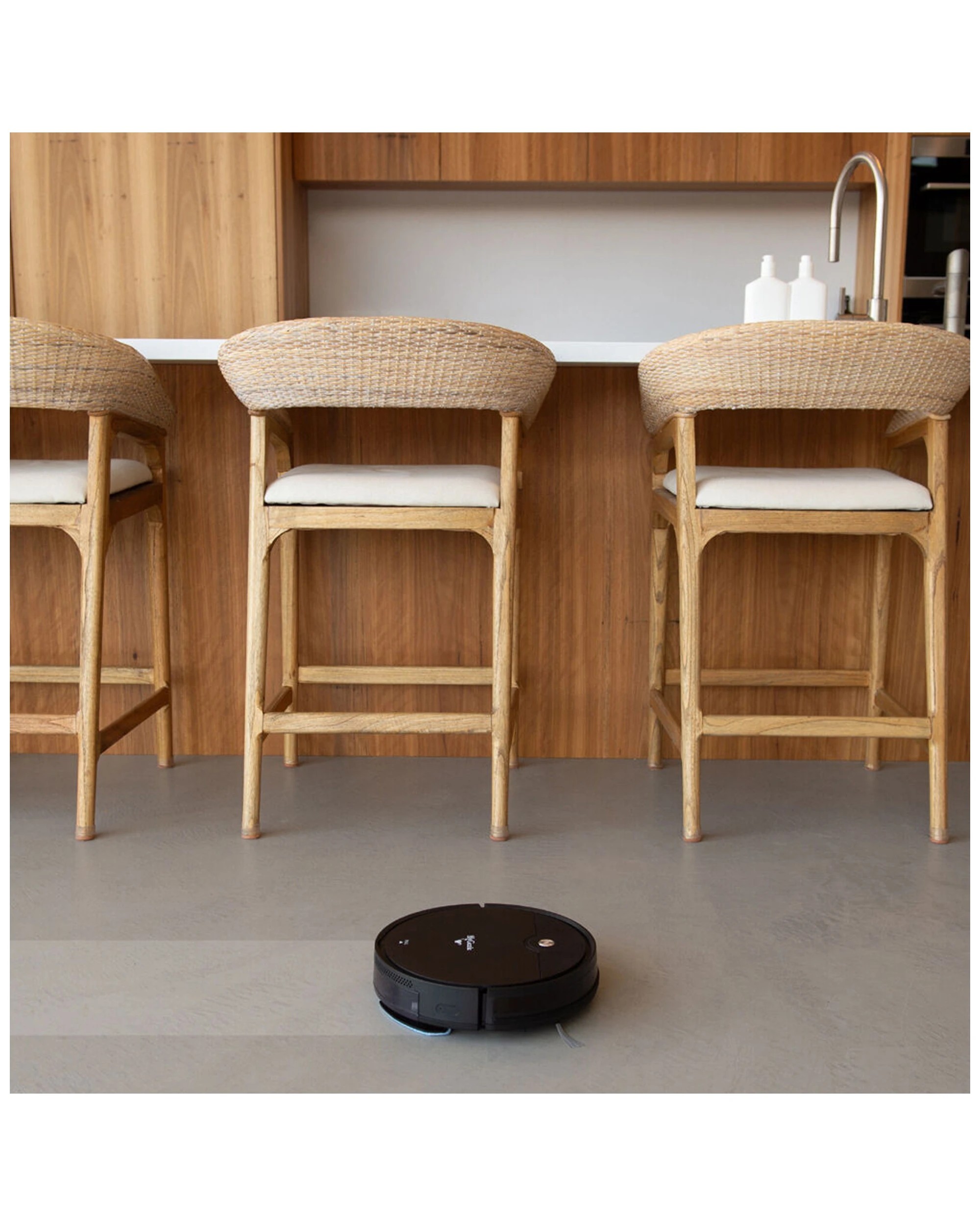 4 My Genie Zx3000 Robotic Vacuum Mop Combo Cleaner Remote Controlled 30cm Black
 - Black, 4 of 10