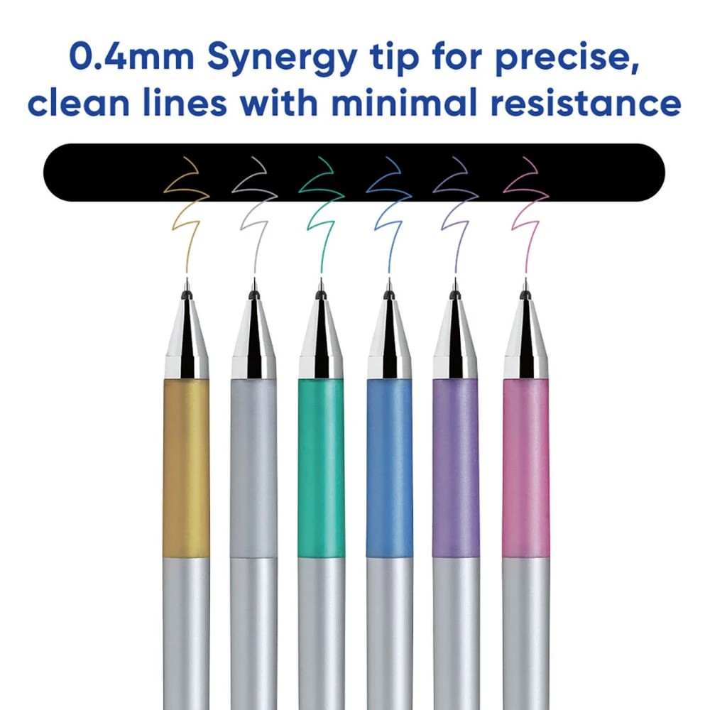 2 PILOT Juice Up Retractable Metallic Gel Pen 0.4mm 6 Pack, 2 of 5