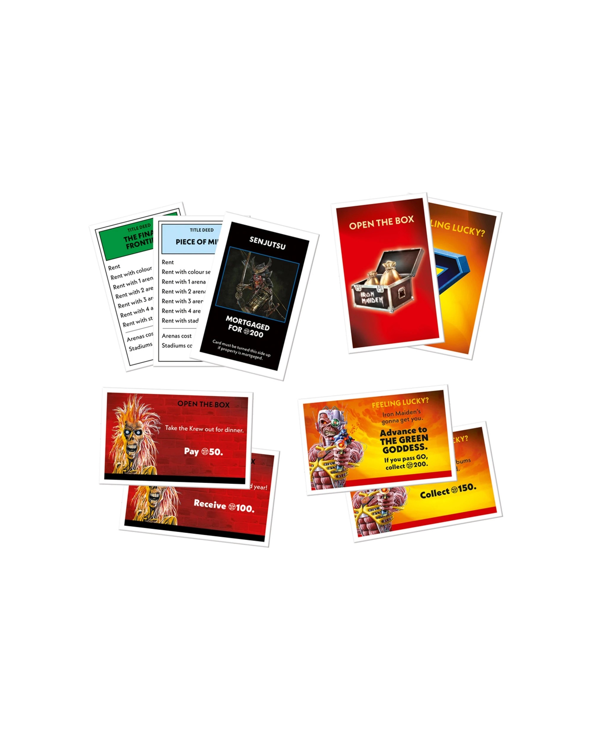 4 Monopoly Iron Maiden Tabletop Themed Board Game Music - Multi, 4 of 5