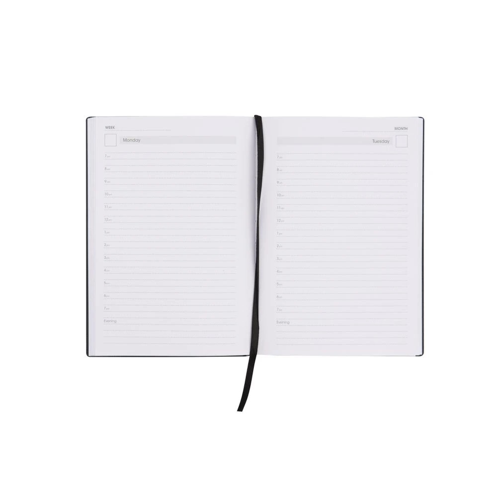 3 Otto A5 Undated Day to Page Urban Diary Charcoal, 3 of 4