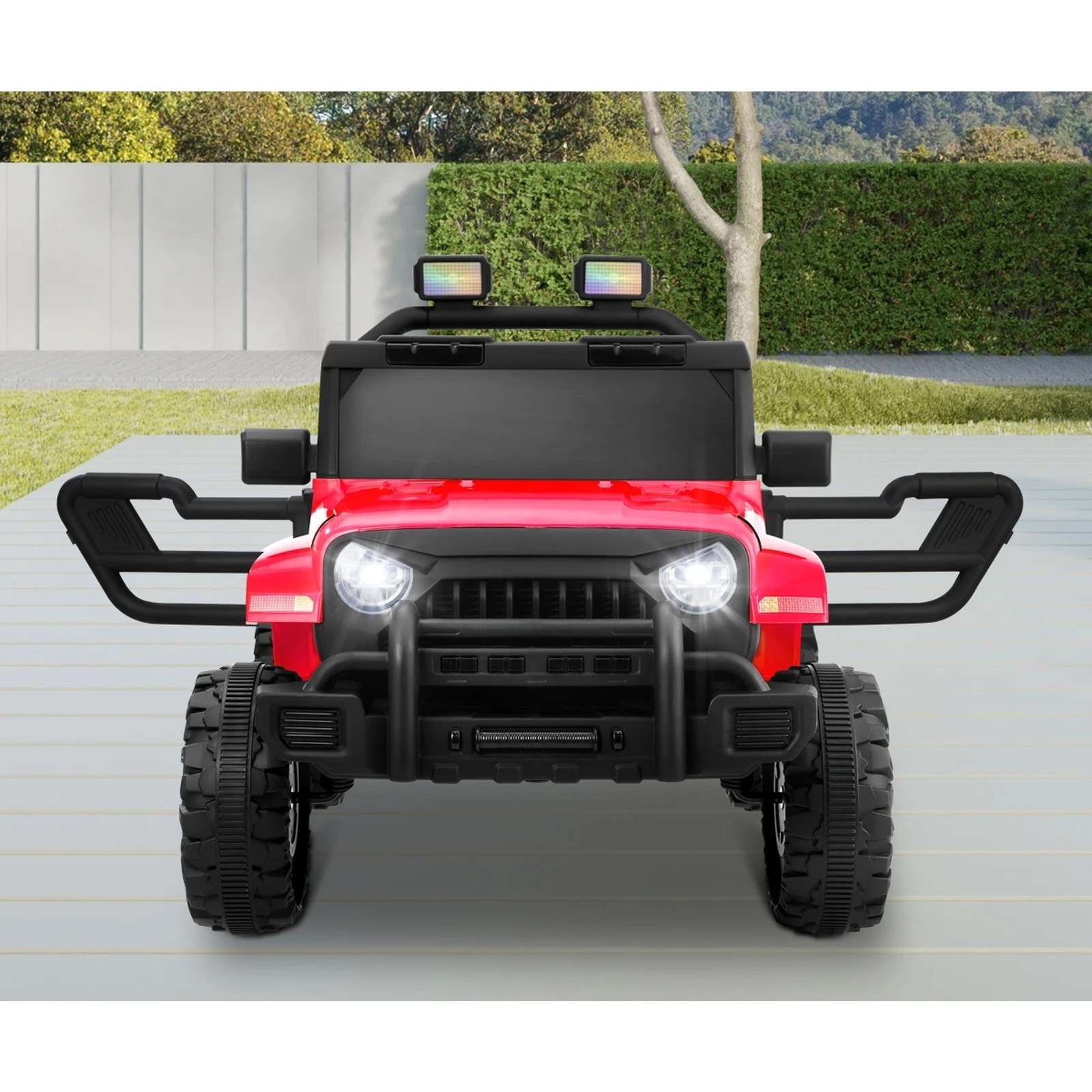 4 Mazam Kids Ride On Car 12v Electric Toy Jeep Battery Remote Control Led Cars
 - Red, 4 of 10