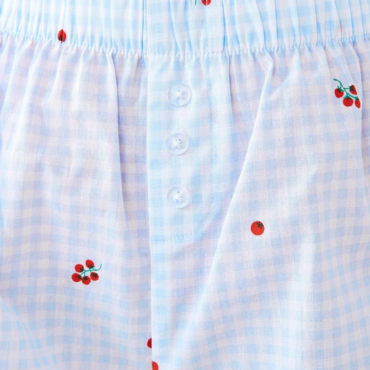 4 Woven Boxer Shorts TOMATO CHECK HALOGEN BLUE, 4 of 6