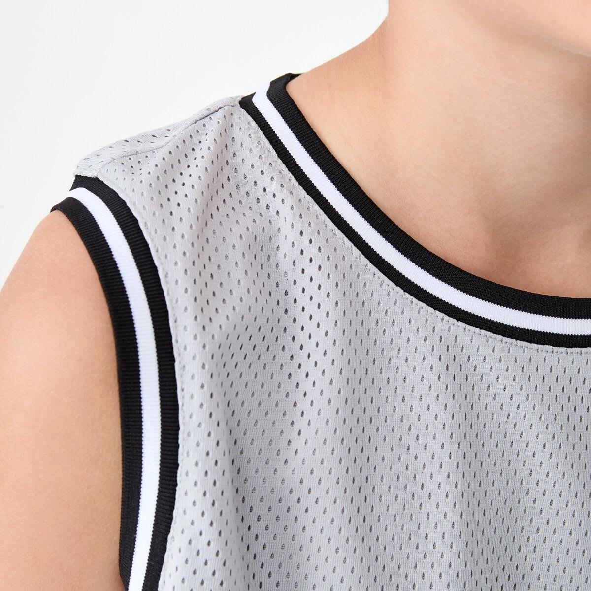 4 Active Kids Sleeveless Mesh Tank ICE GRAY, 4 of 8