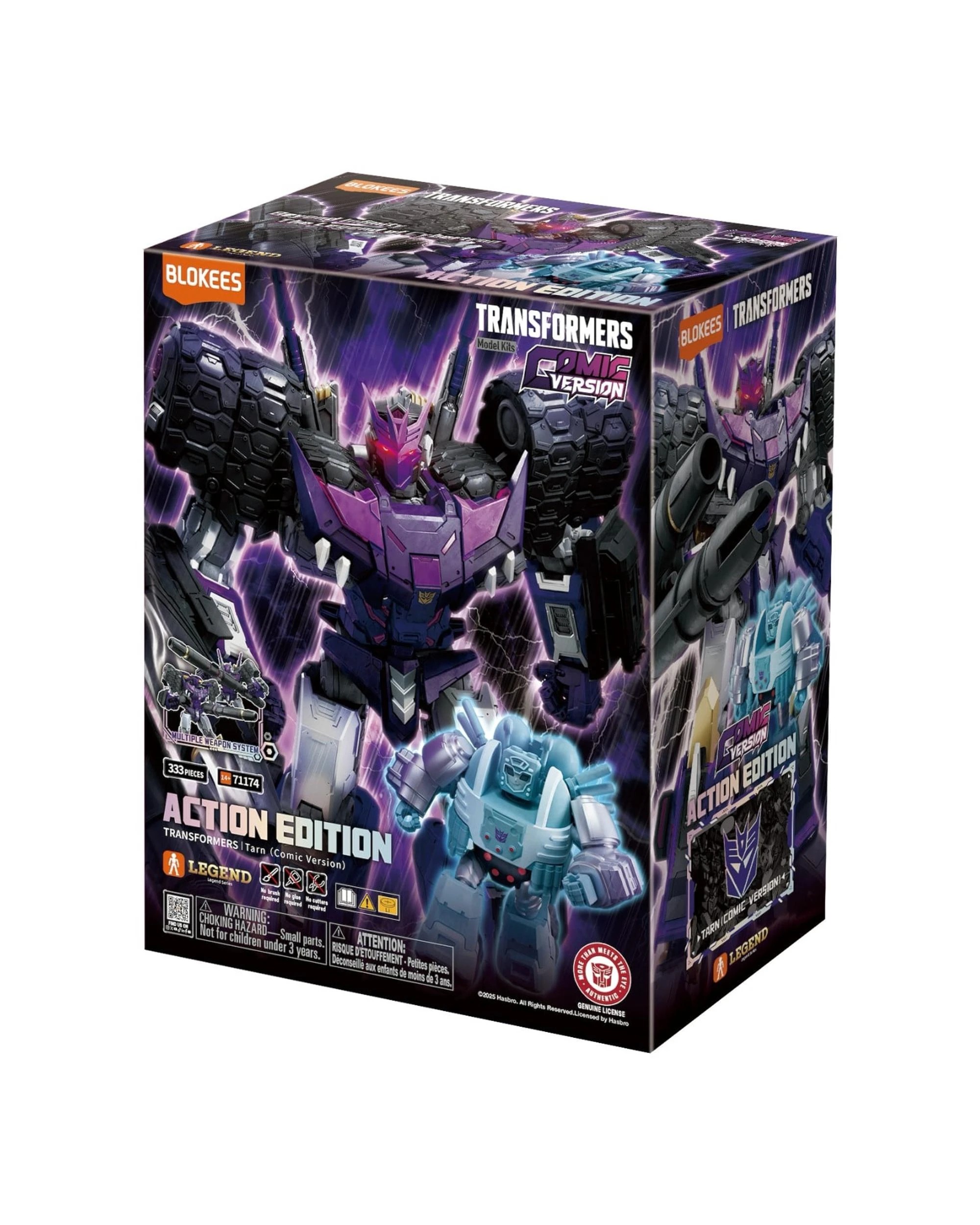 1 Blokees Transformers Action Edition 05 Tarn Comic Version Limited Model Kit, 1 of 10