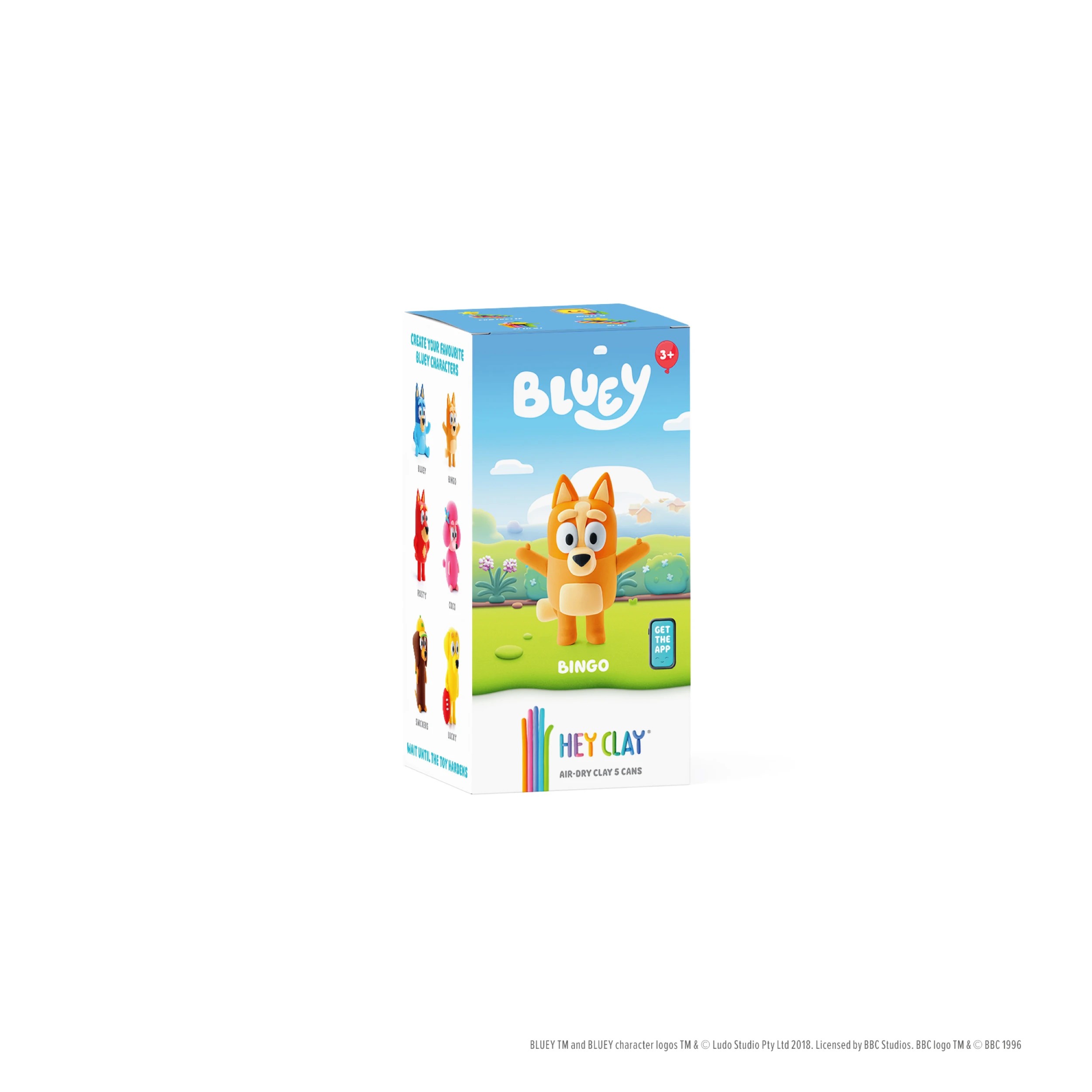 5 Hey Clay Bluey Single Character - Assorted - Multi, 5 of 7