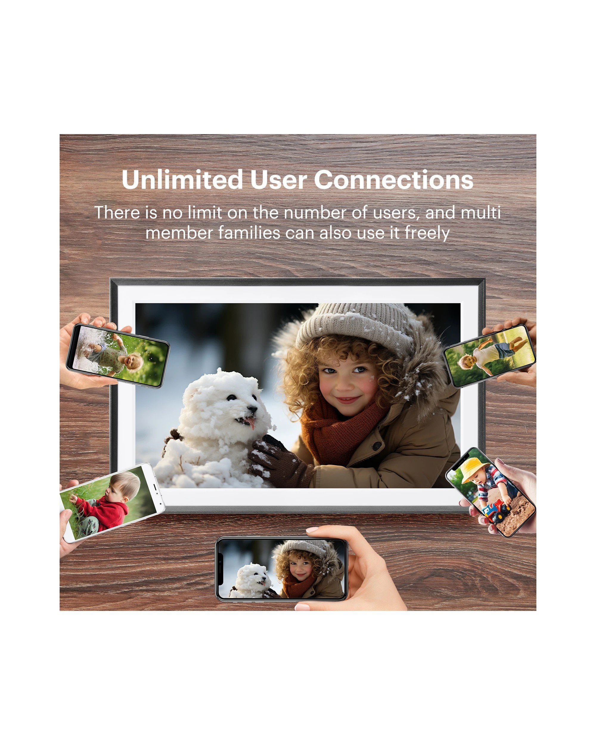 2 Kodak RWF-1561P 15.6 Inch Wi-Fi Photo Frame 32GB, 2 of 6
