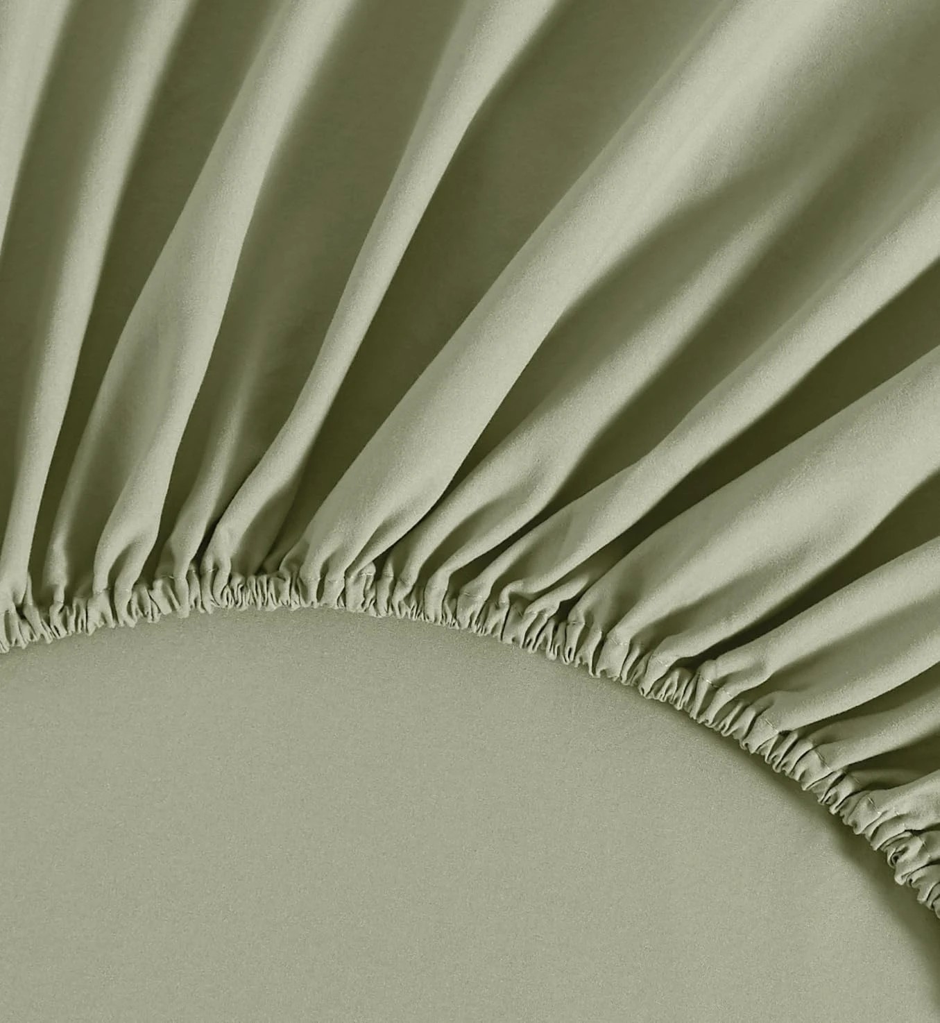 3 CleverPolly 100% Vintage Washed Microfibre Fitted Sheet Set - Eucalypt - King Single Bed, 3 of 3