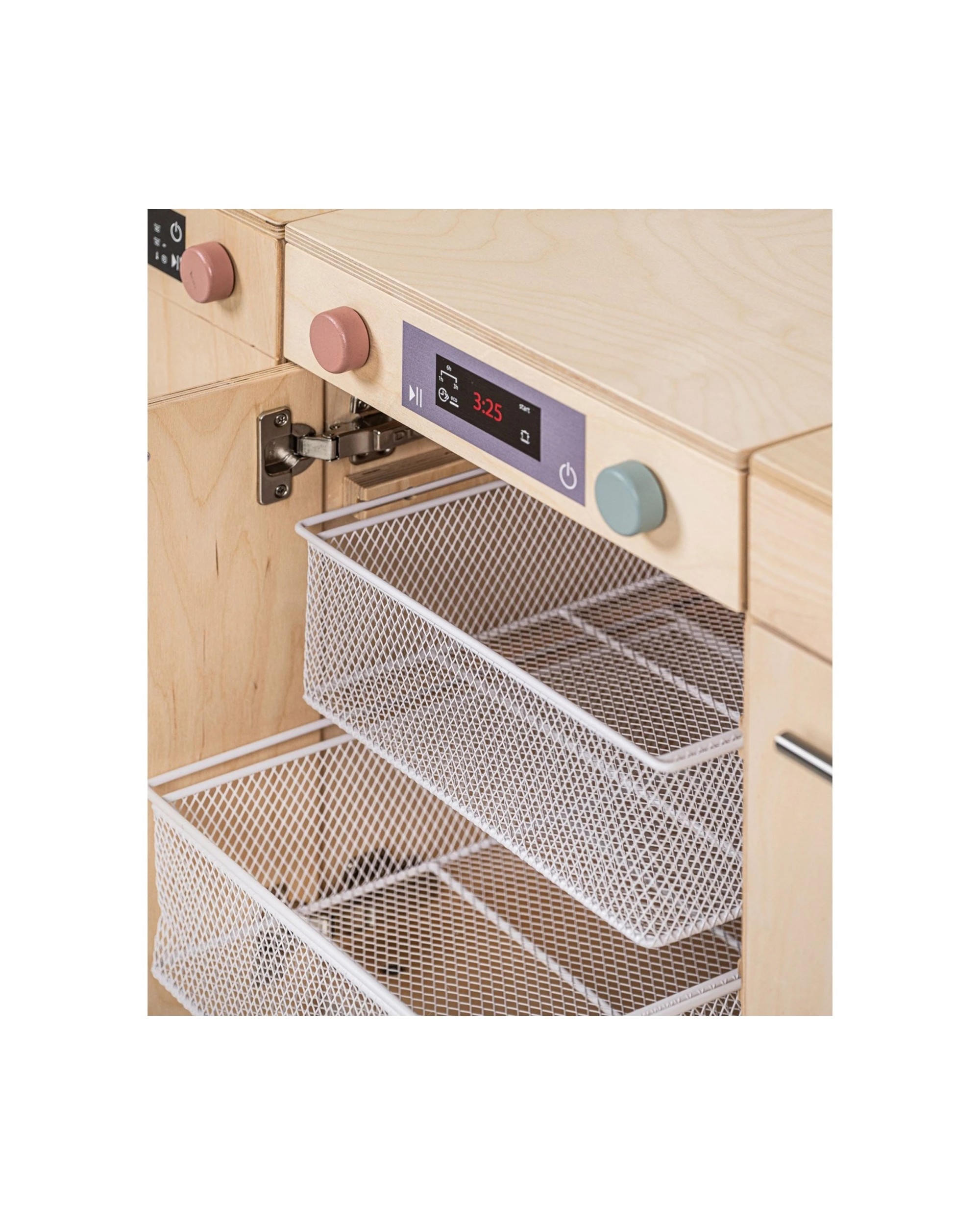 5 Educo Dishwasher Adjustable Height Pretend Kitchen Play - Natural, 5 of 6