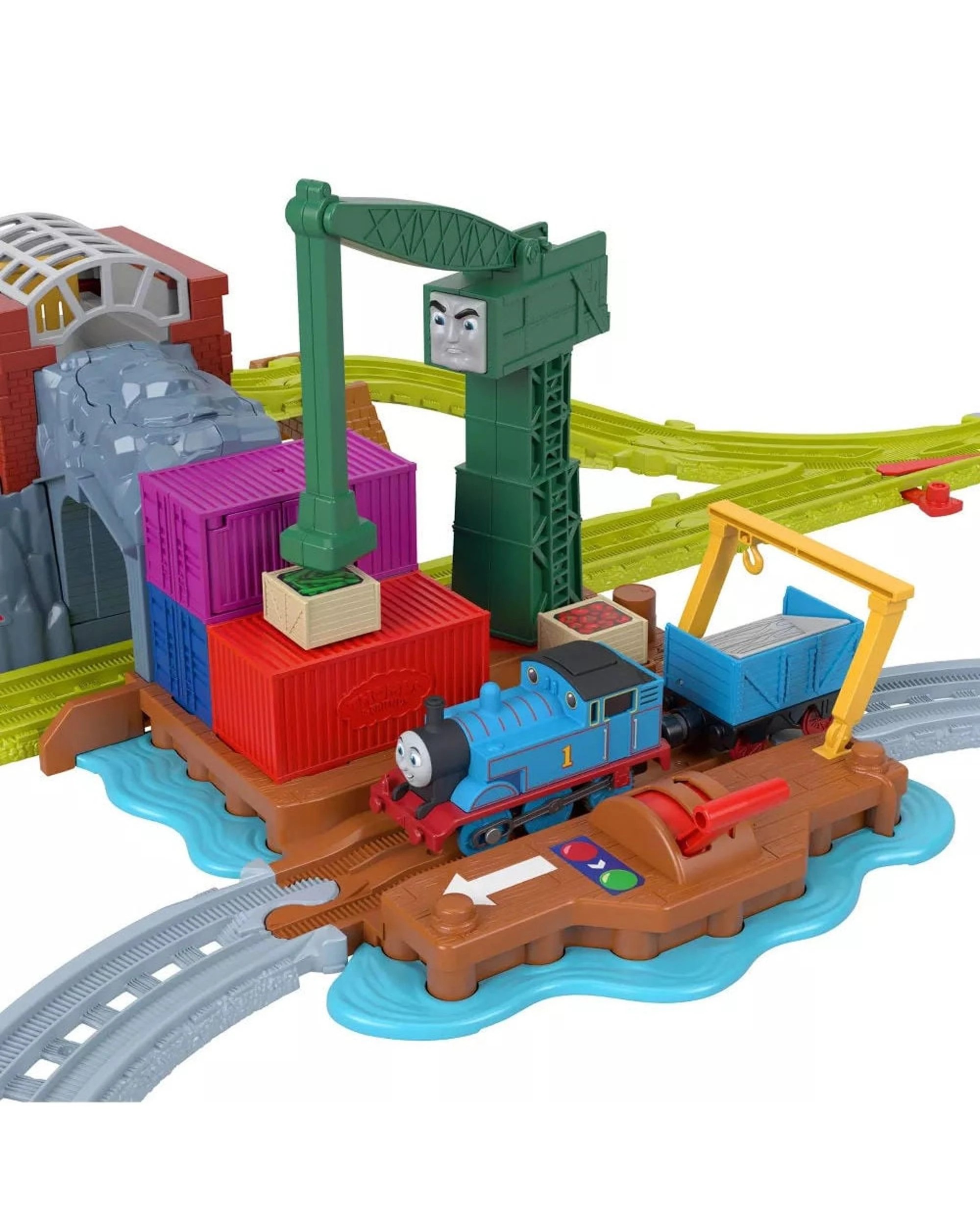 3 Fisher-Price Thomas and Friends Cranky's Dockside Delivery Train Set, 3 of 6