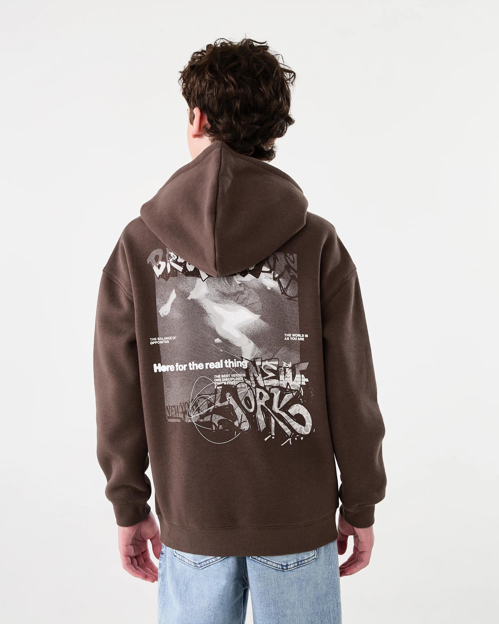 2 Oversized Print Hoodie Skate Text, 2 of 9