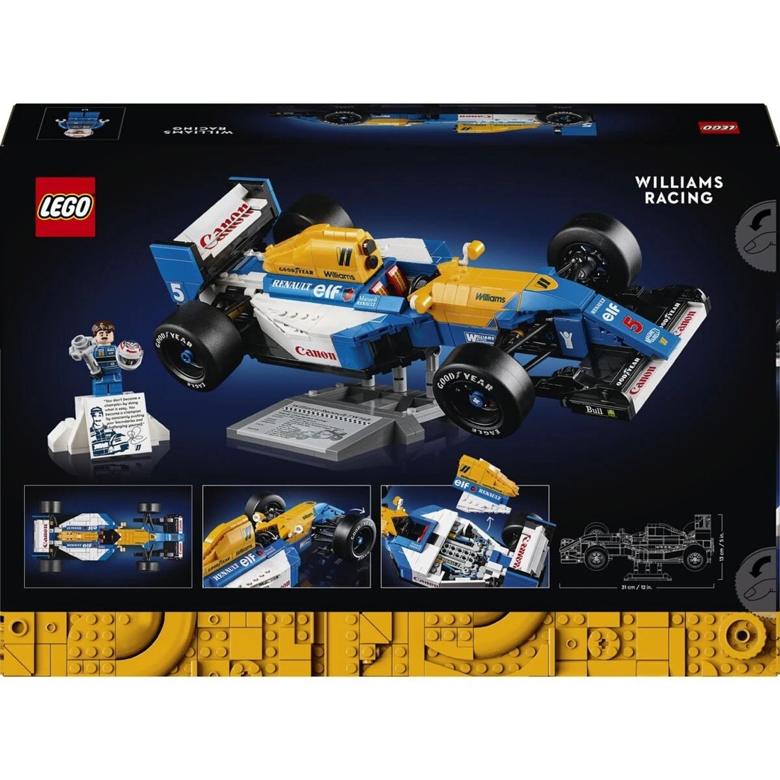 10 LEGO Icons Williams Racing FW14B & Nigel Mansell 10353, 10 of 10