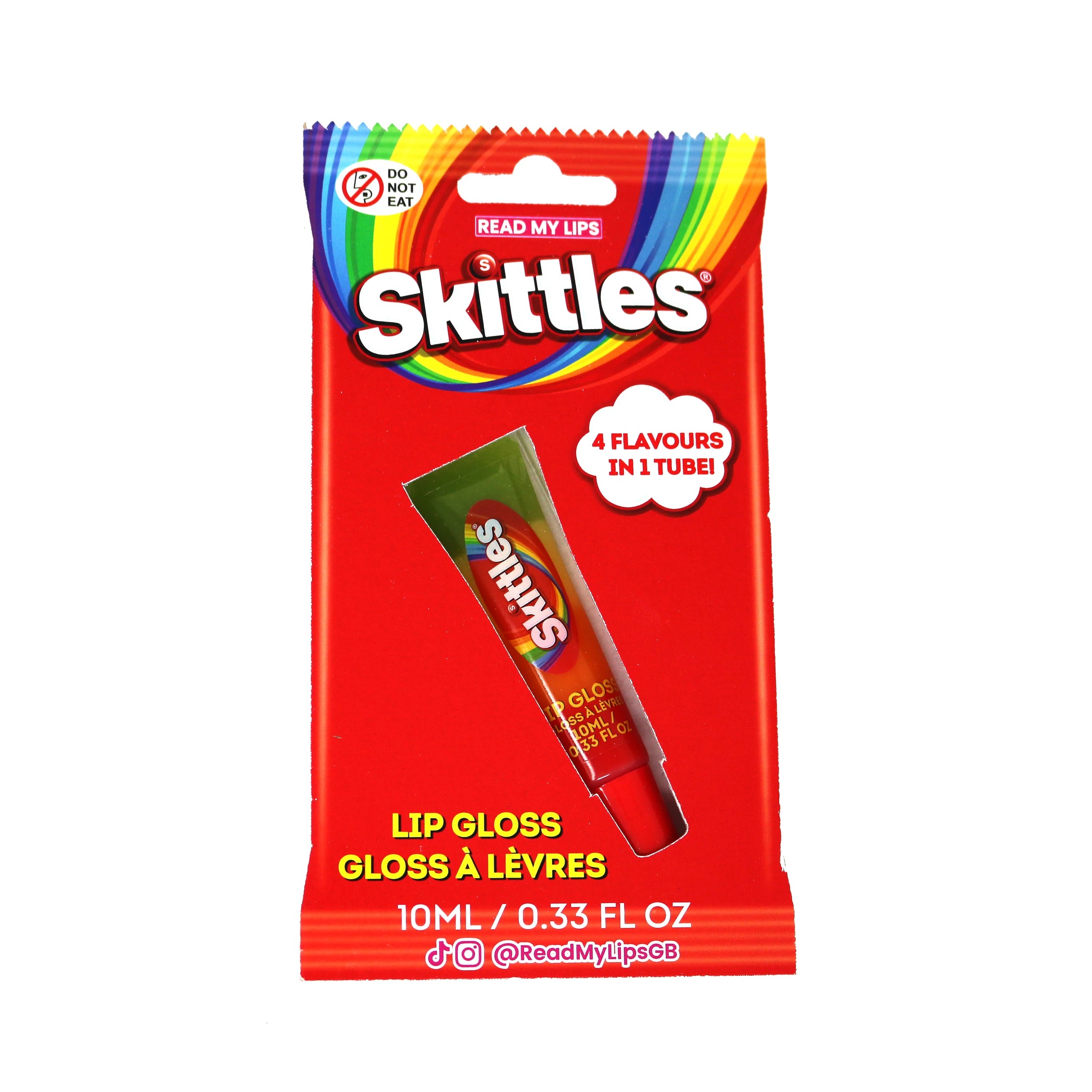 1 Read My Lips Skittles Rainbow 4-in-1 Lip Gloss 10ml, 1 of 2