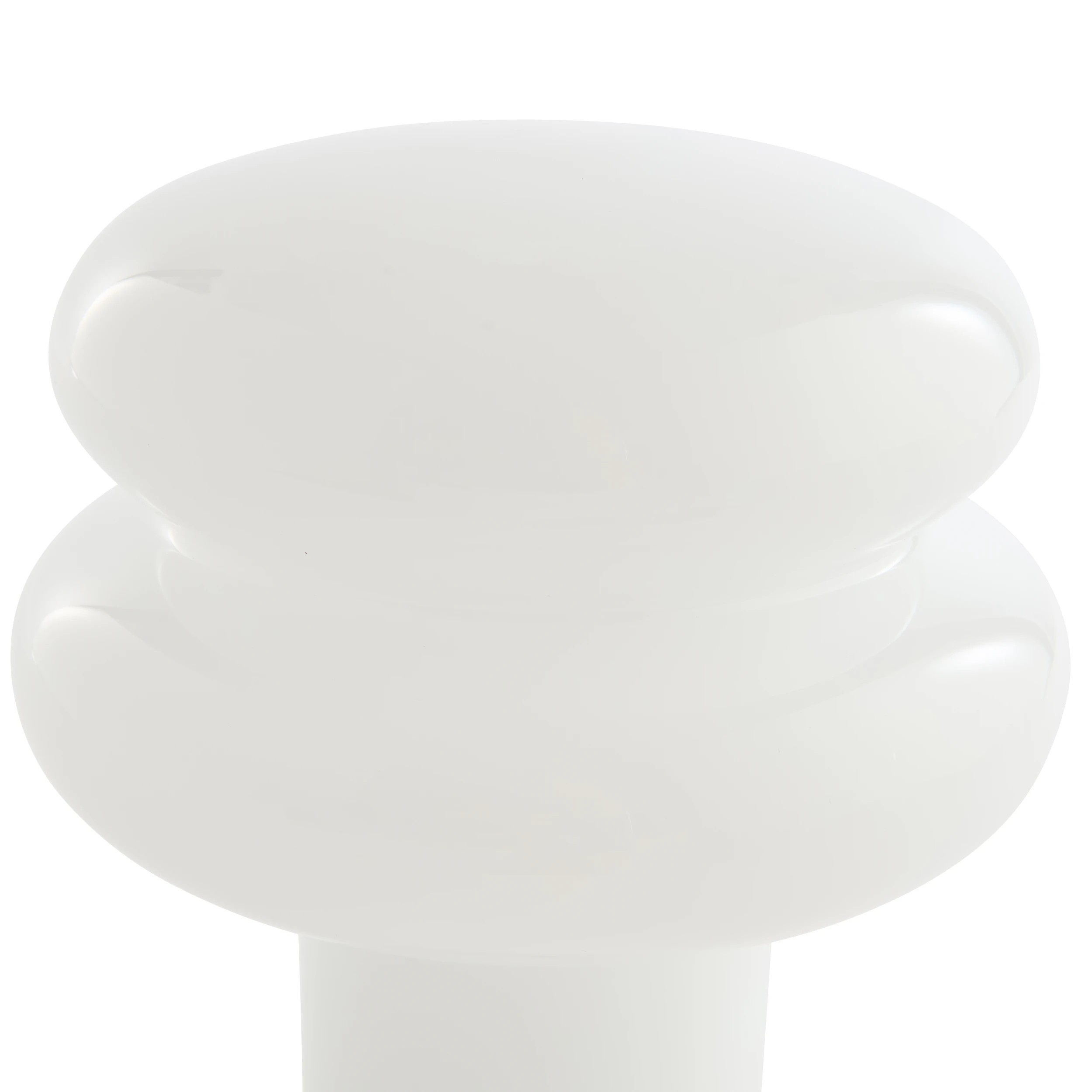 4 Oslo Glass Portable Rechargeable Lamp - White, 4 of 7