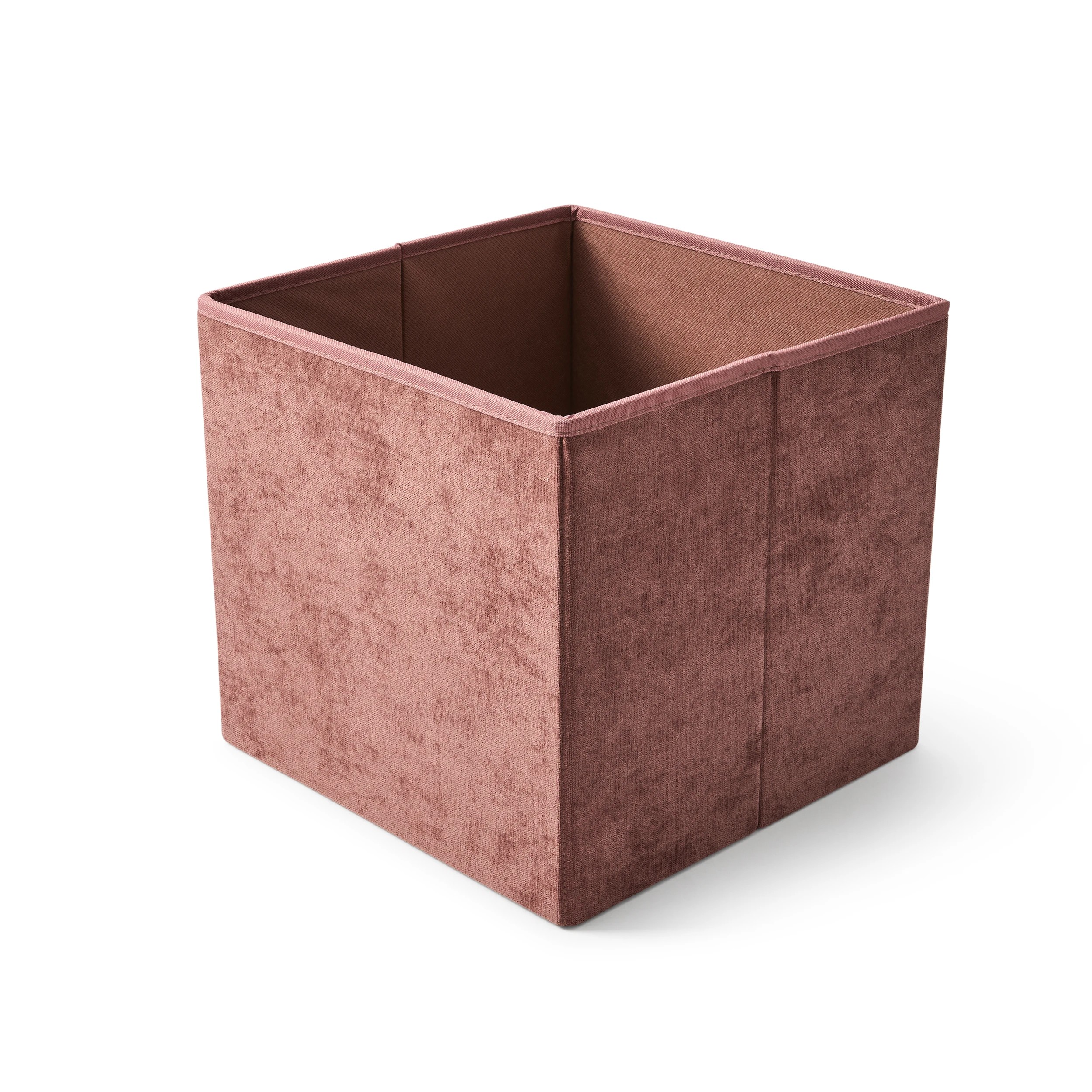 4 Square Storage Ottoman - Burgundy, 4 of 9