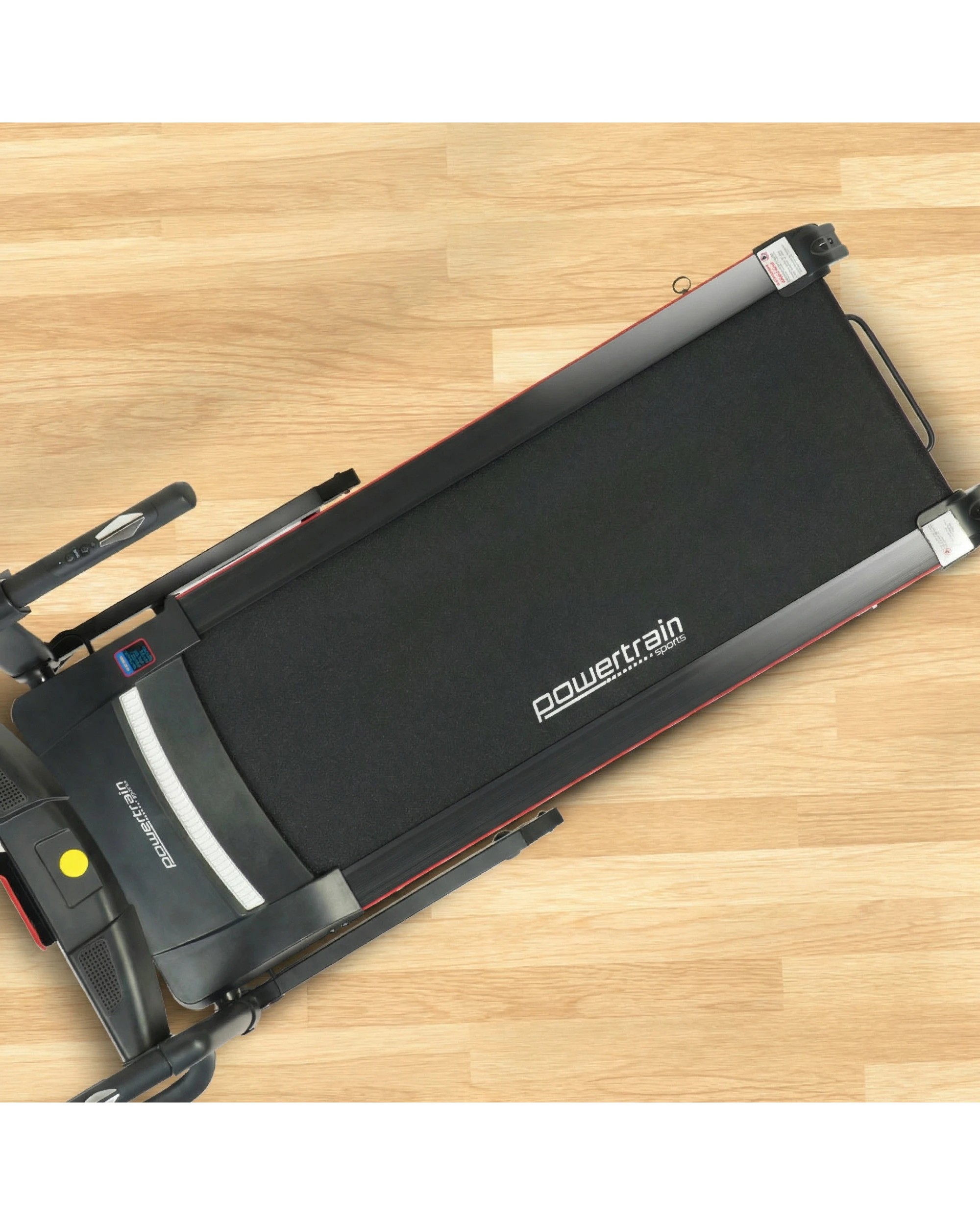 4 Powertrain V30 Foldable Treadmill 420mm Running Belt 14.8kmh Speed 3 Level Incline12 Programs USB AUX, 4 of 10