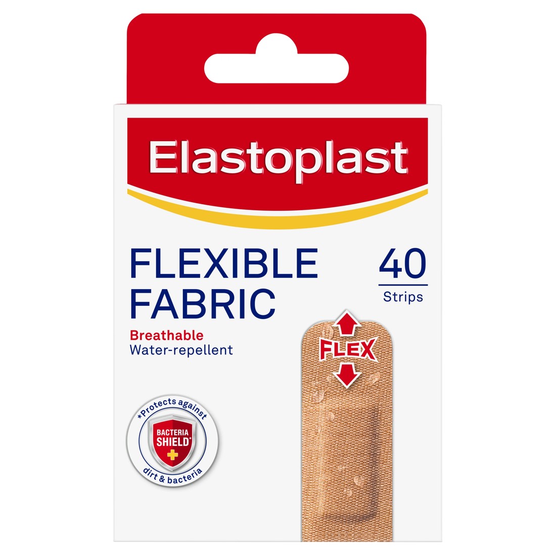 1 40 Pack Elastoplast Flexible Fabric Plasters, 1 of 10
